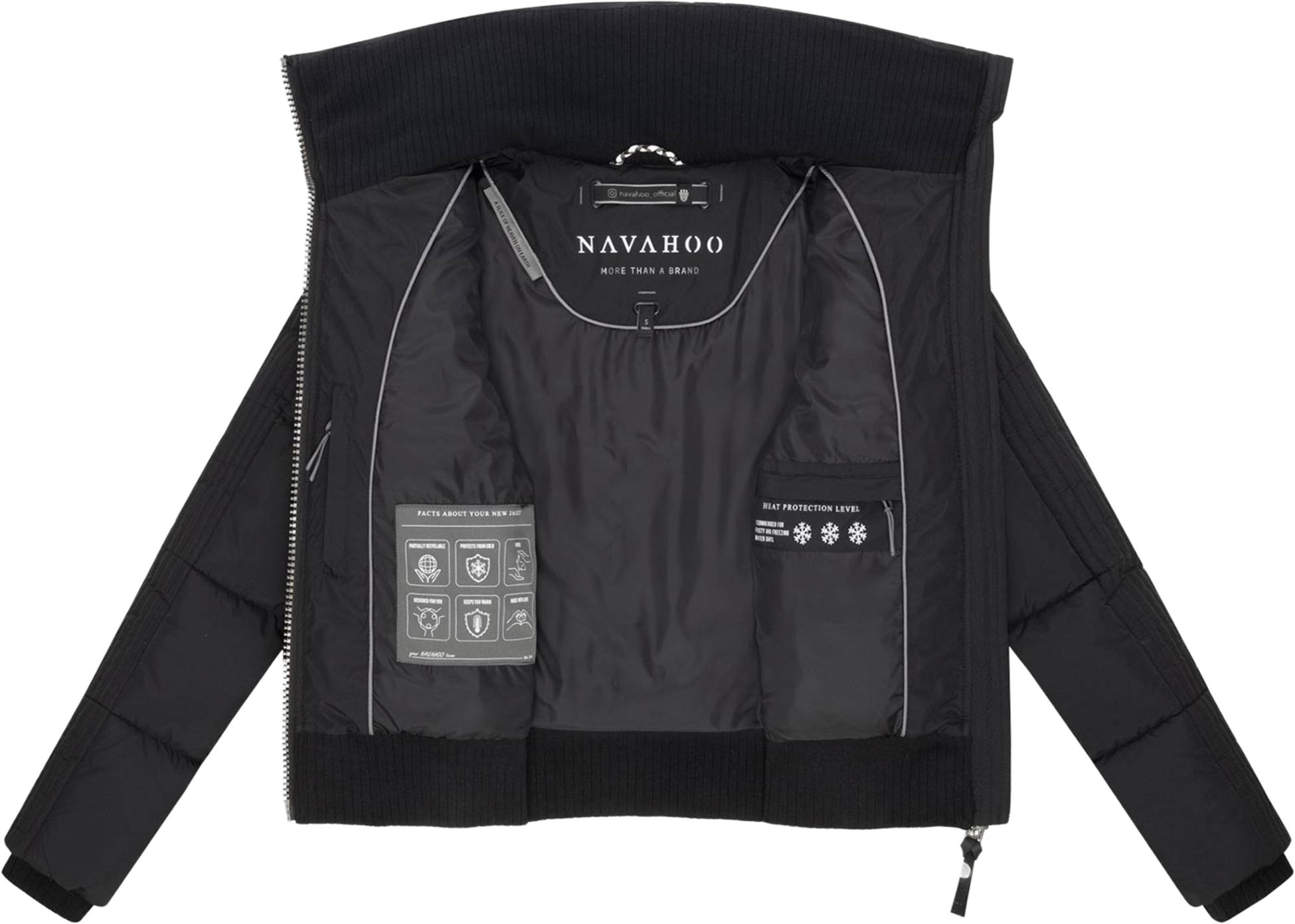 NAVAHOO, Women Winterjacket Teddyzone