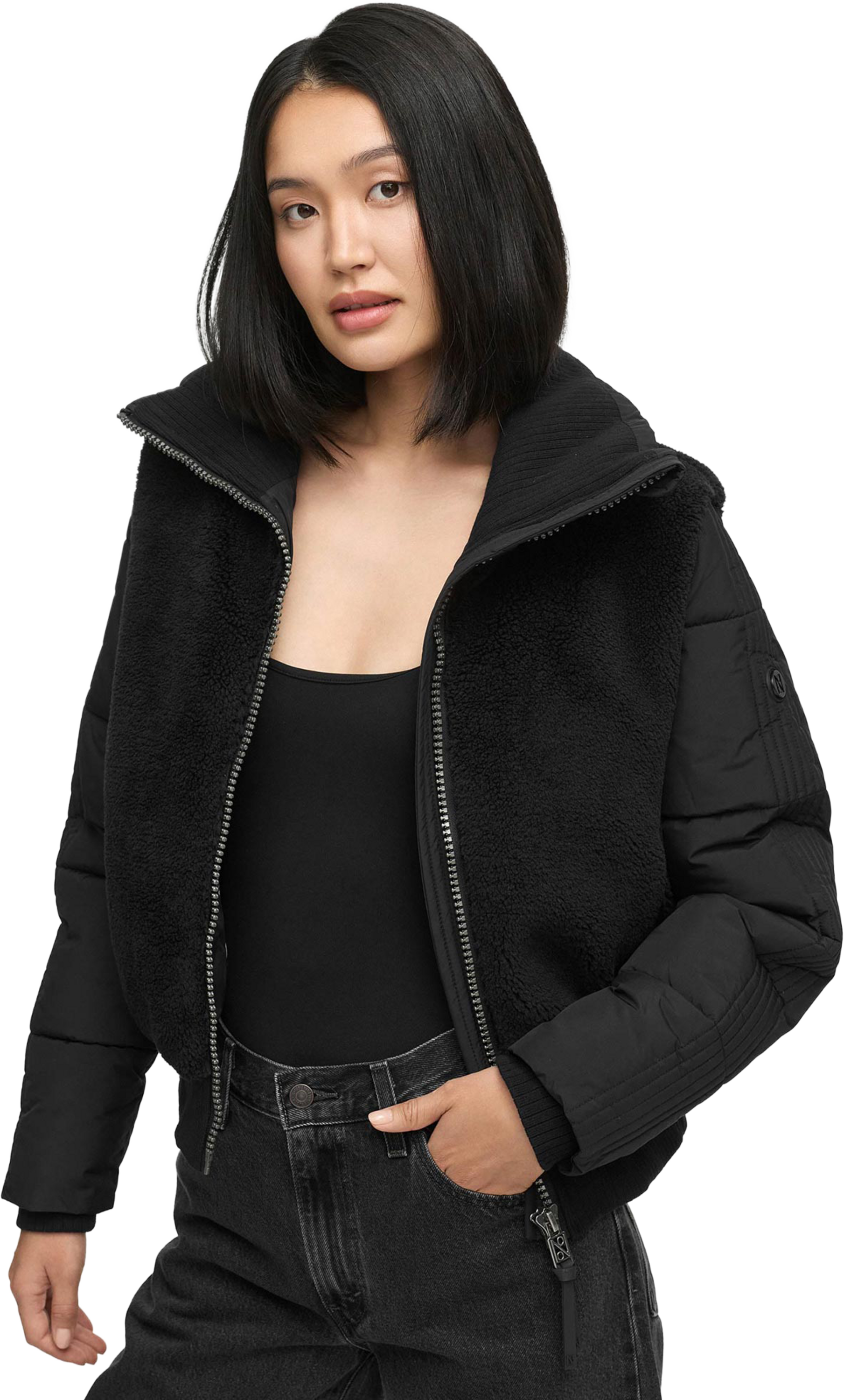 NAVAHOO, Women Winterjacket Teddyzone