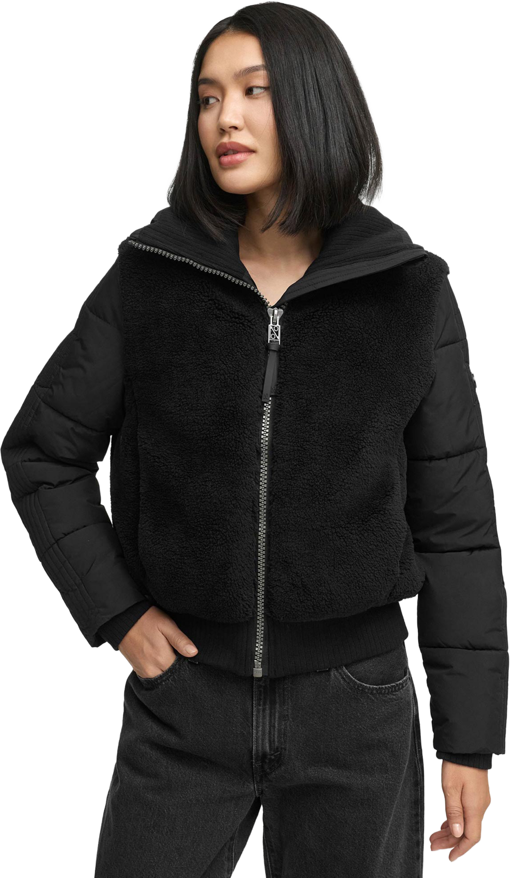 NAVAHOO, Women Winterjacket Teddyzone