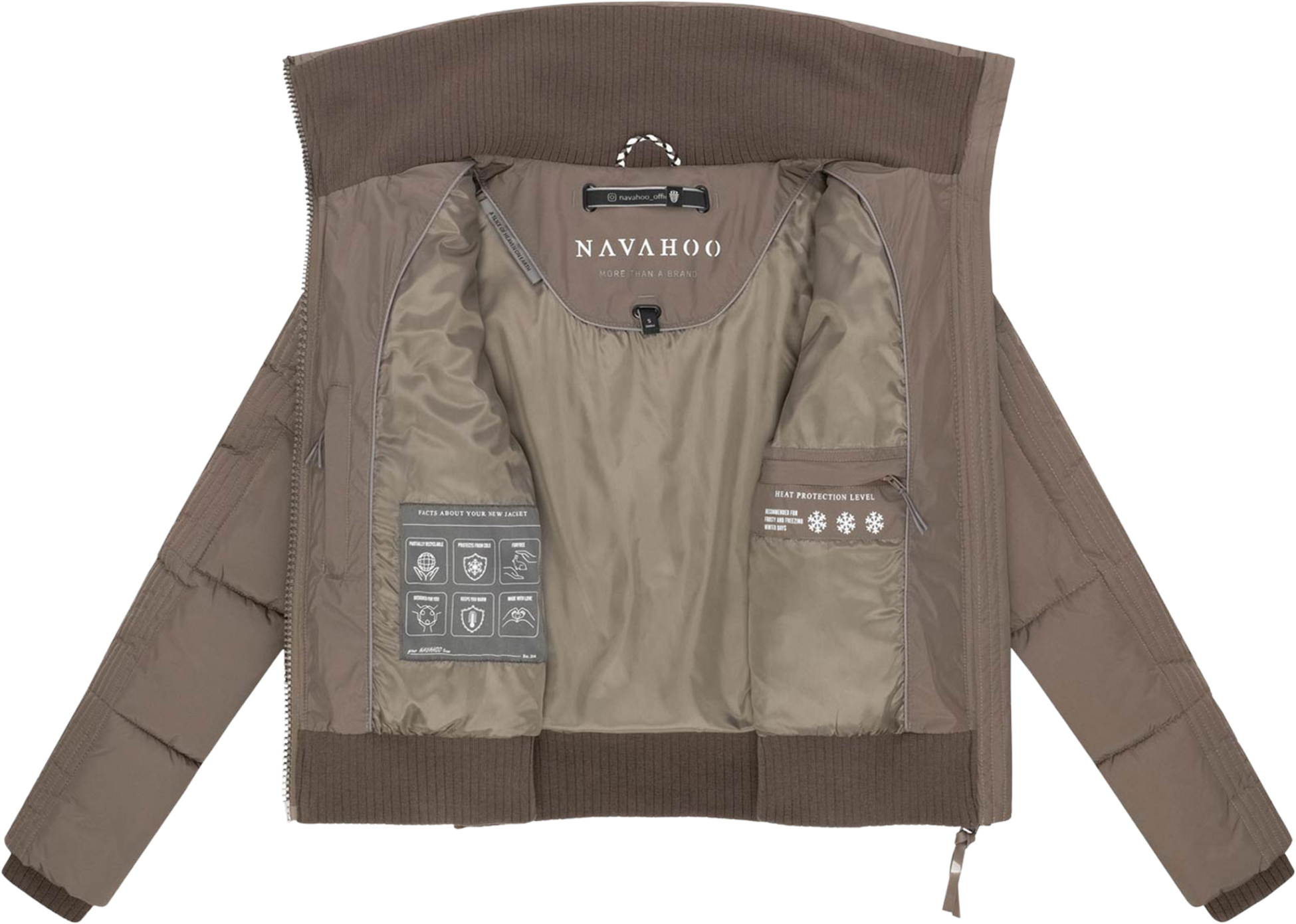 NAVAHOO, Women Winterjacket Teddyzone