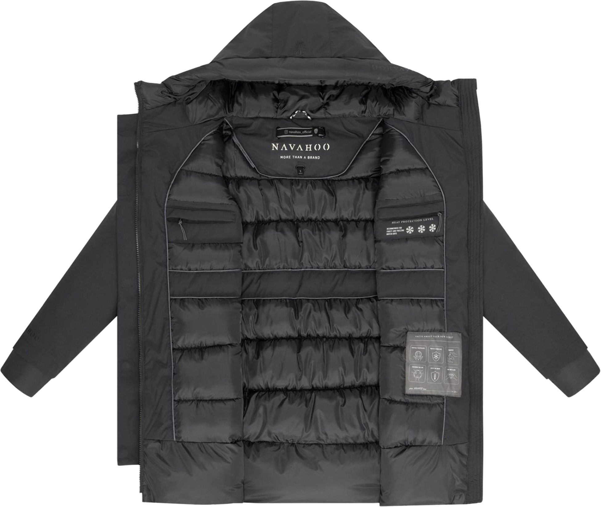 NAVAHOO, Women Winterjacket Winterprinzessin