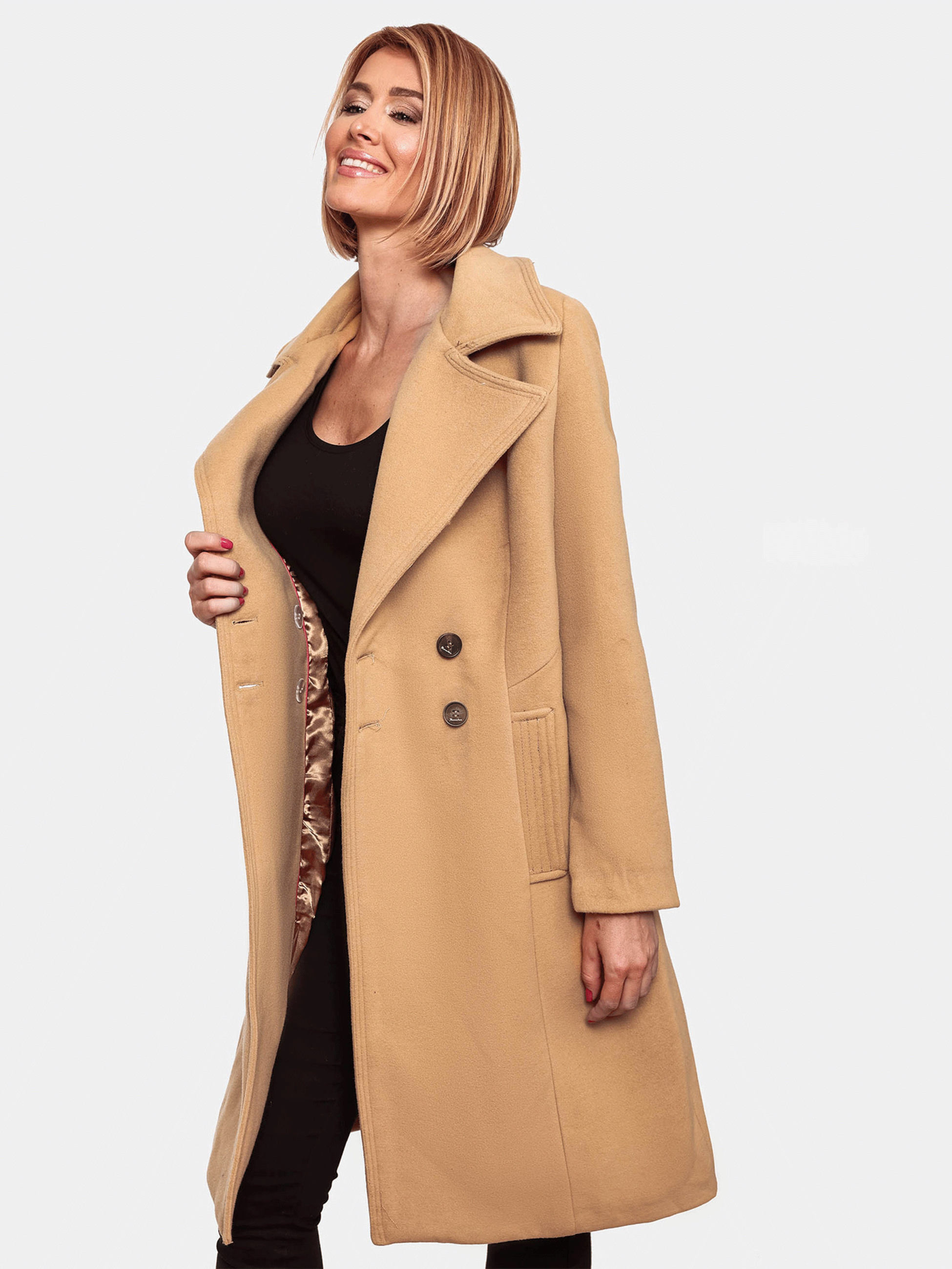 NAVAHOO, Women Winterjacket Wooly