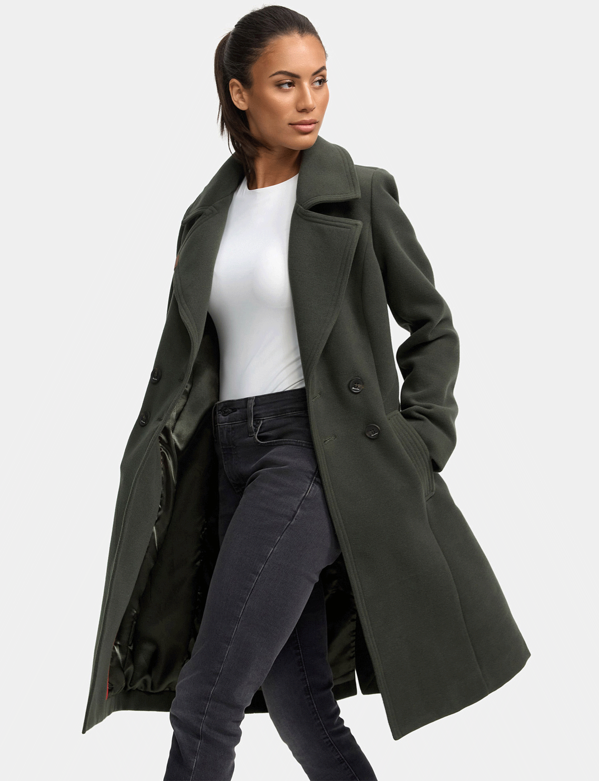 NAVAHOO, Women Winterjacket Wooly