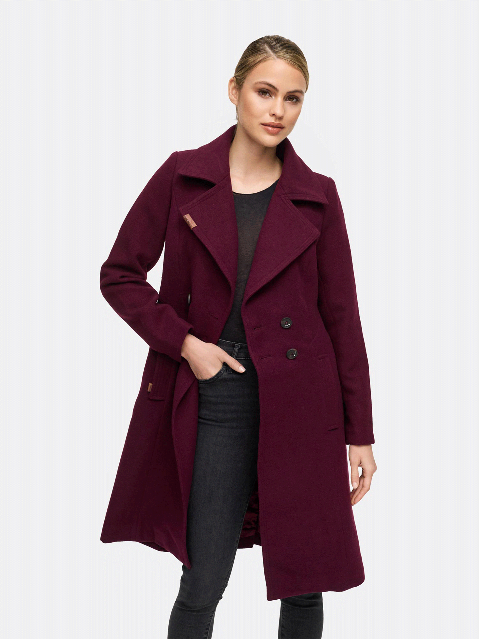 NAVAHOO, Women Winterjacket Wooly