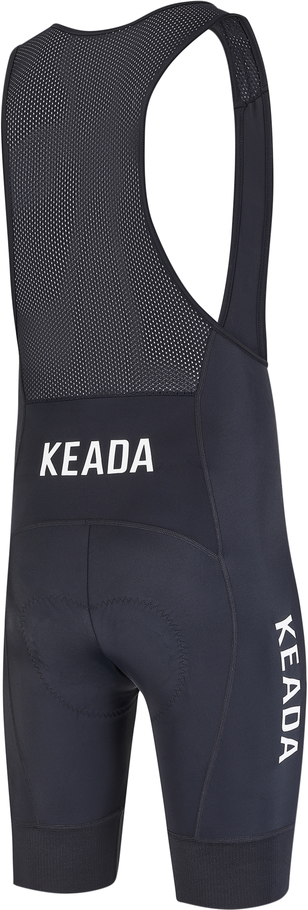 KEADA SPORTS, Womens Essential Cycling Bib Shorts - Black