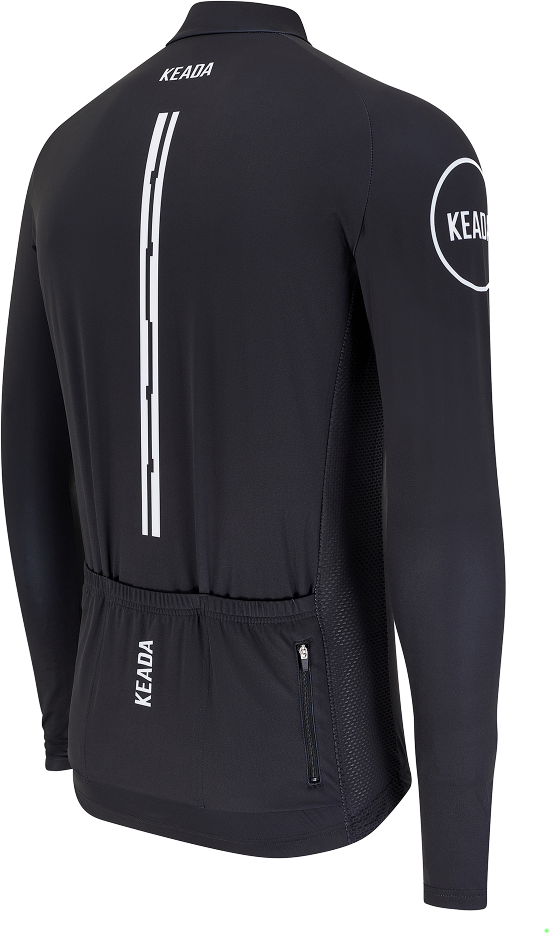 KEADA SPORTS, Womens Essential Long Sleeved Cycling Jersey - Black