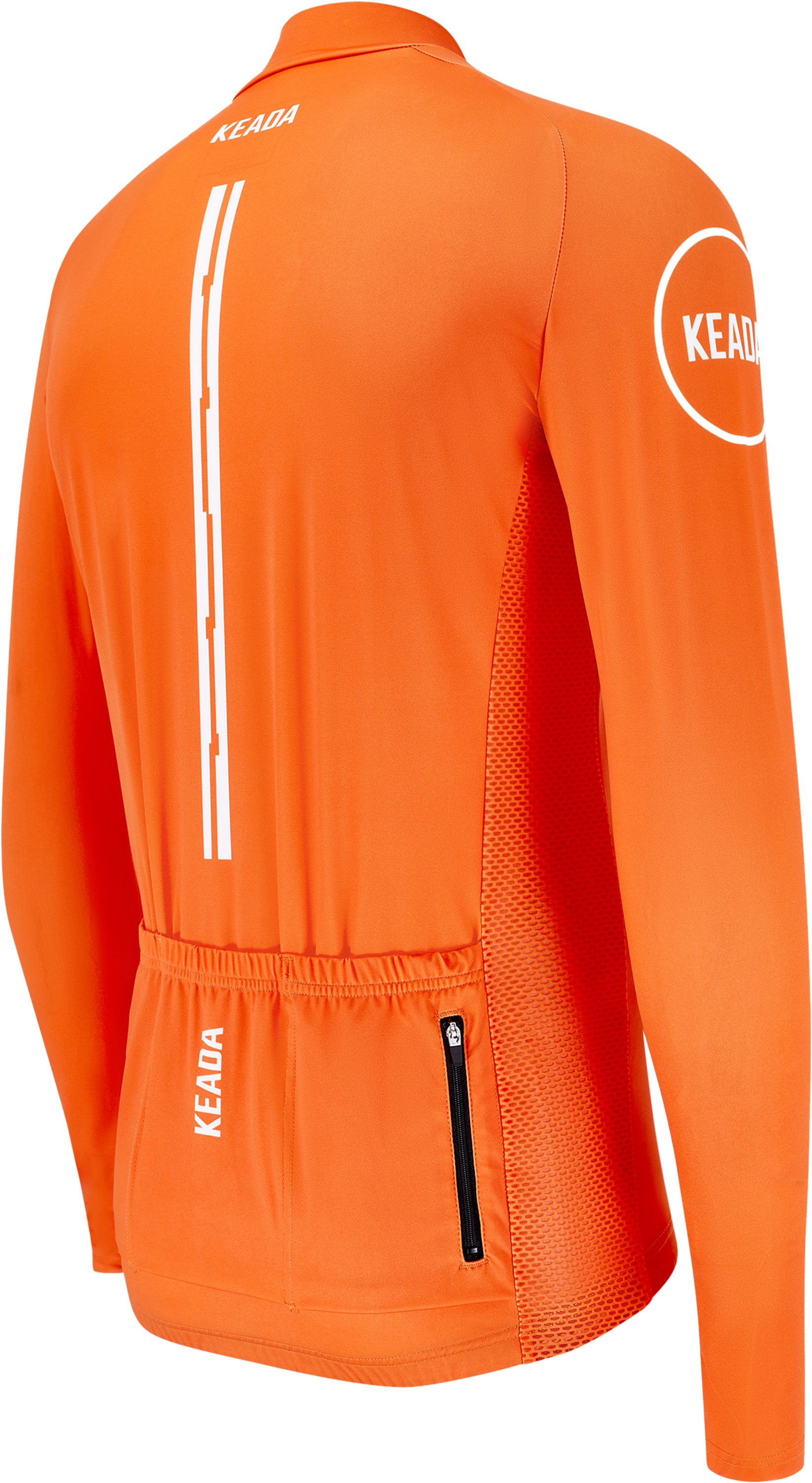 KEADA SPORTS, Womens Essential Long Sleeved Cycling Jersey - Orange