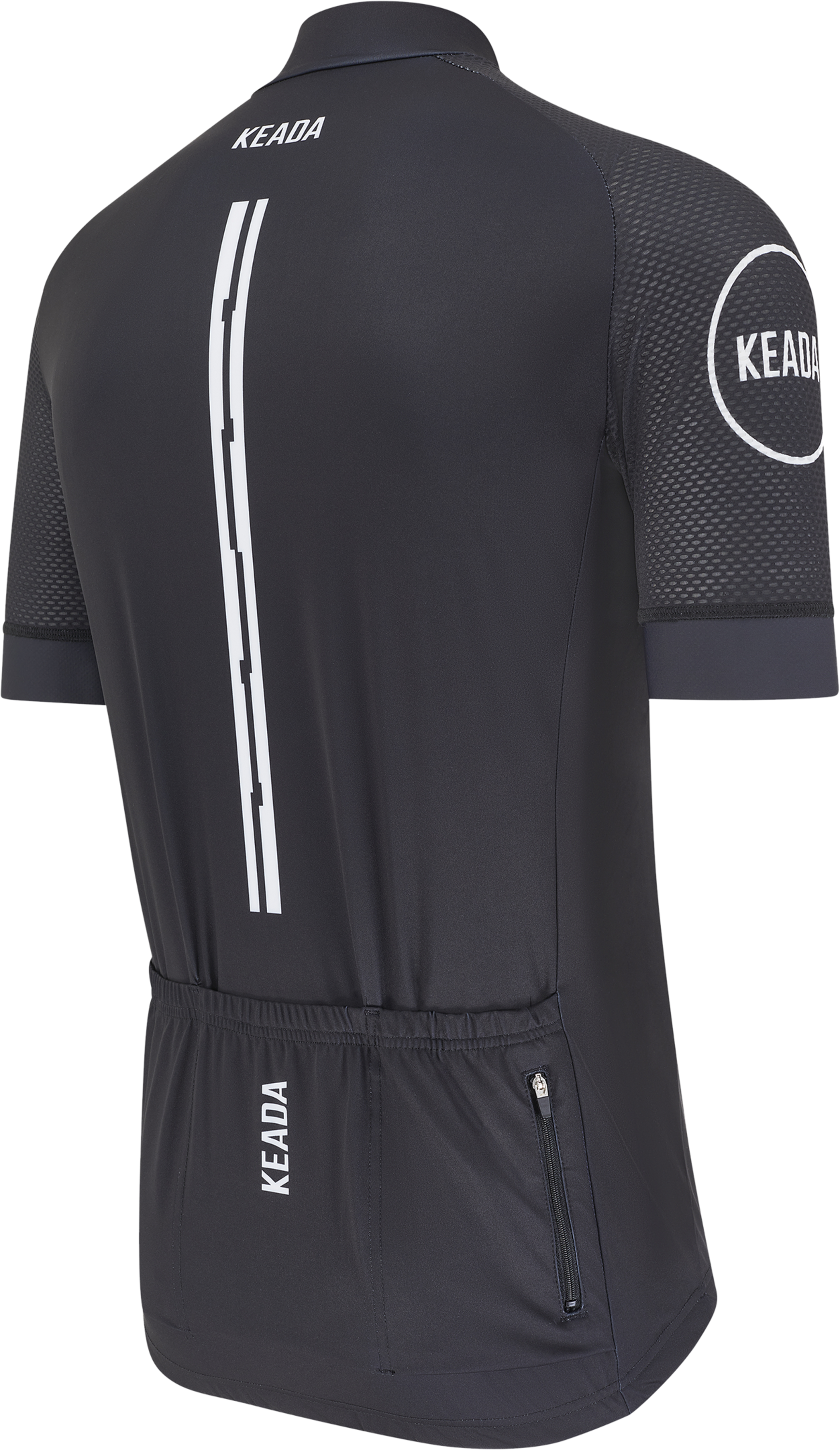 KEADA SPORTS, Womens Essential Short Sleeved Cycling Jersey - Black