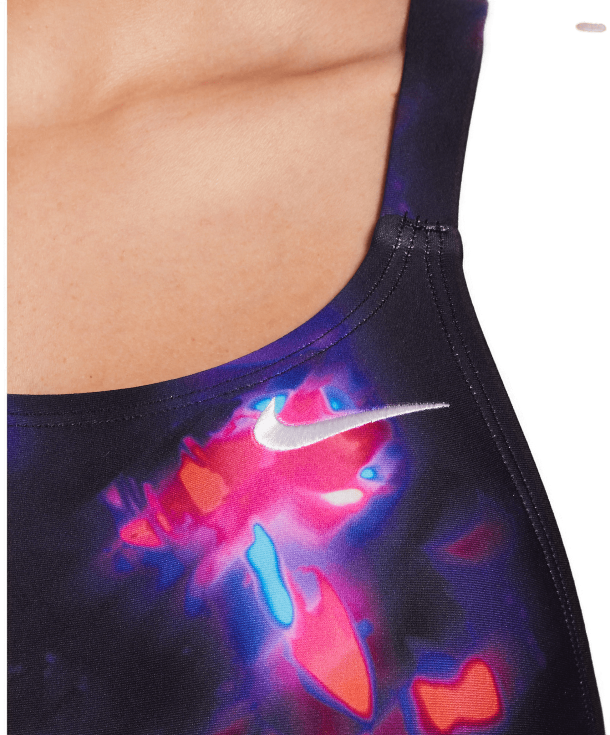 NIKE, Womens Hydrastrong Multi Print Fastback One Piece