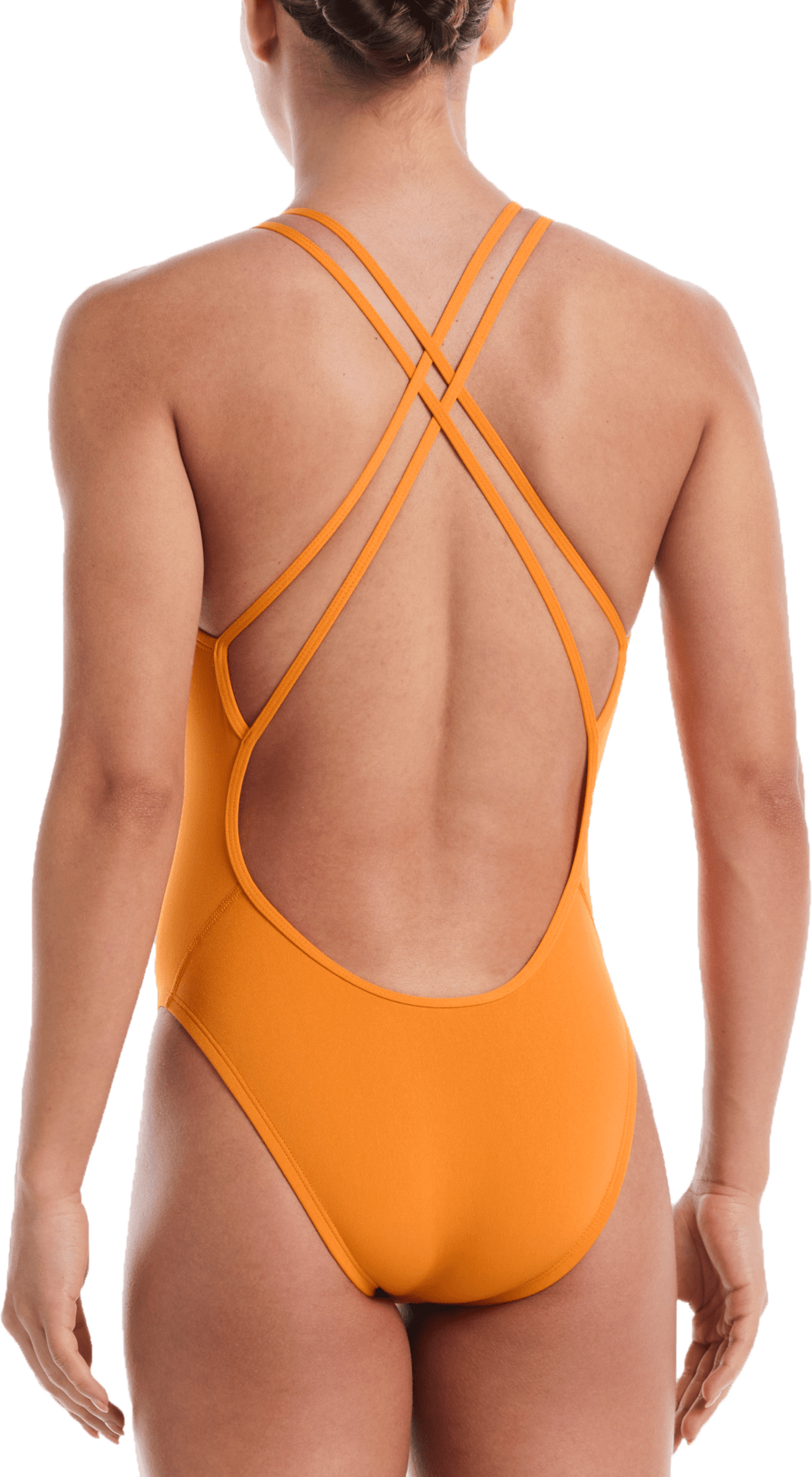 NIKE, Womens Hydrastrong Solid Spiderback One Piece