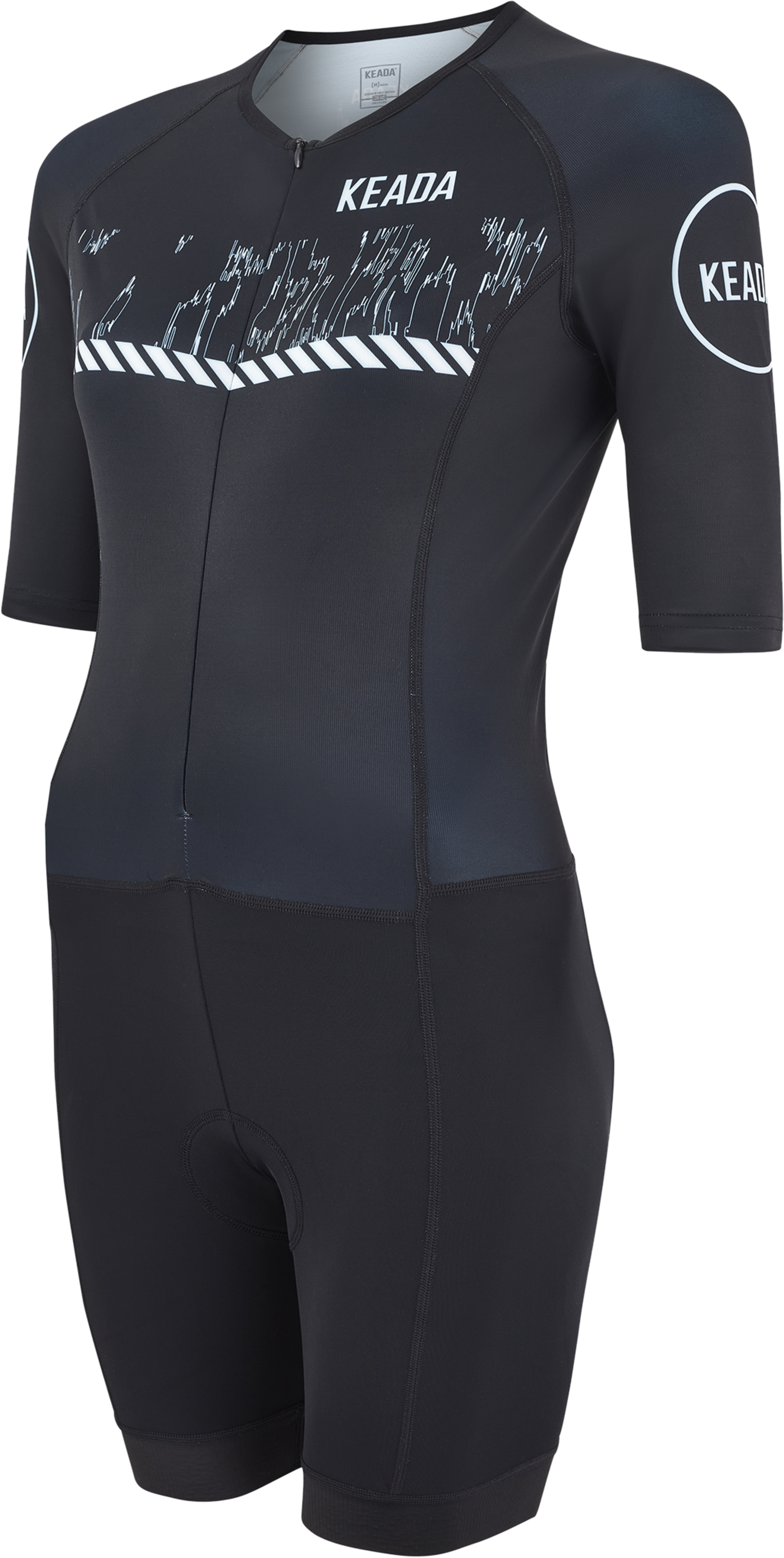 KEADA SPORTS, Womens Sleeved Trisuit - Signal Two