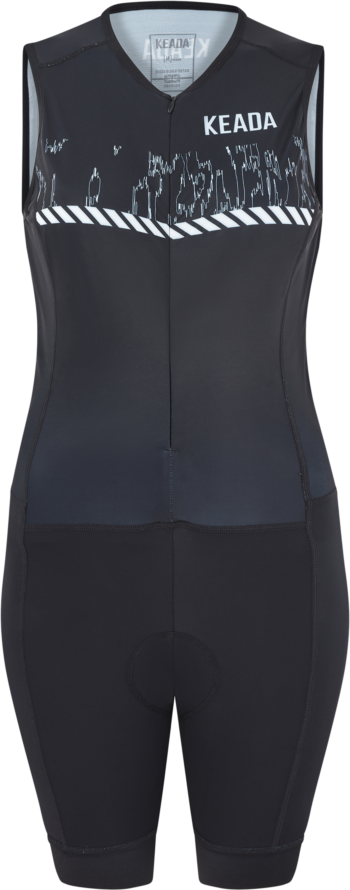 KEADA SPORTS, Womens Sleeveless Trisuit - Signal One