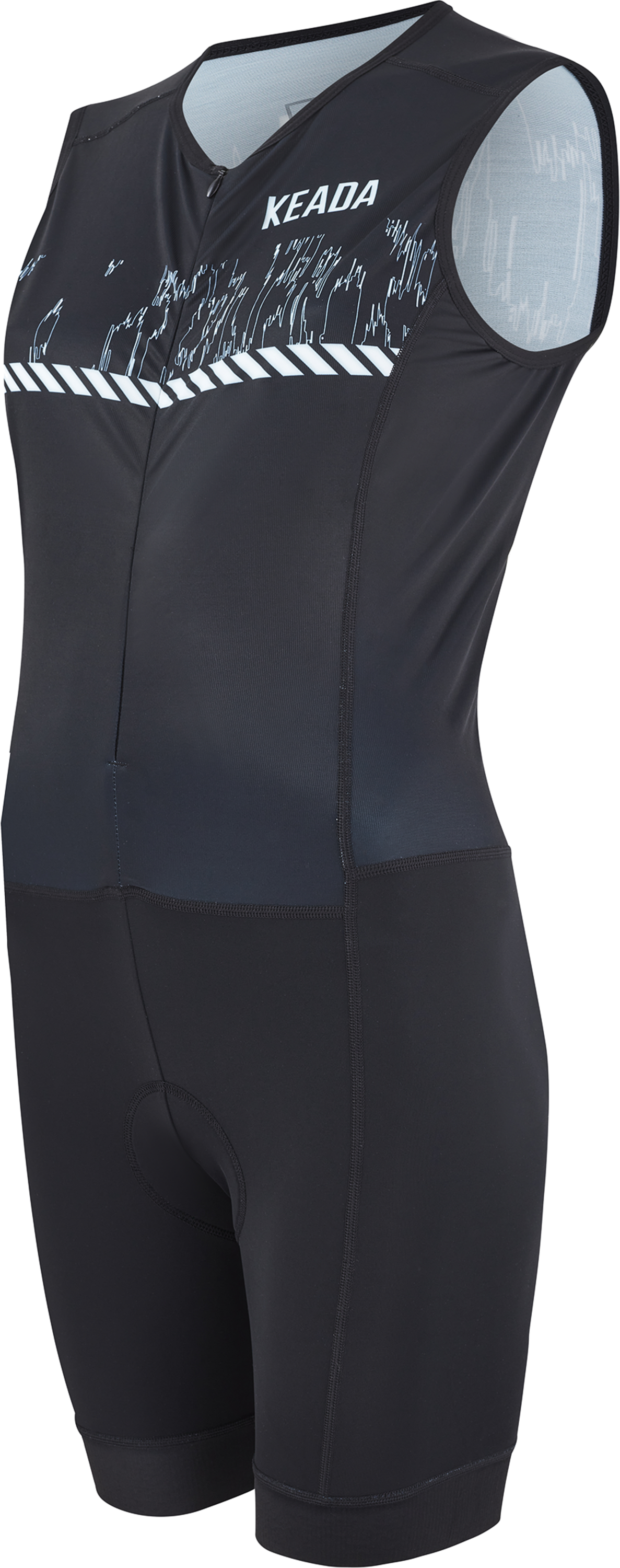 KEADA SPORTS, Womens Sleeveless Trisuit - Signal One