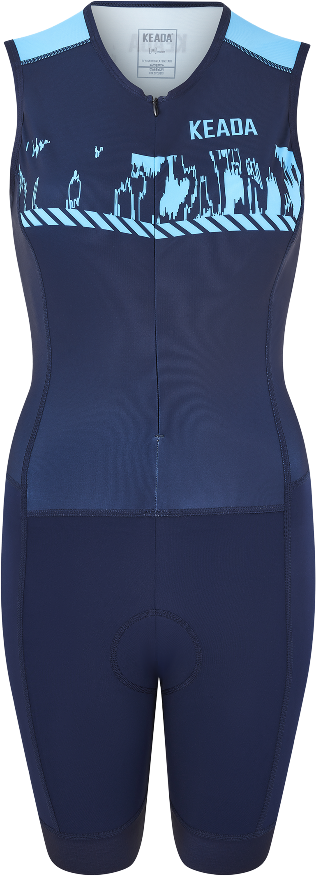 KEADA SPORTS, Womens Sleeveless Trisuit - Signal Three