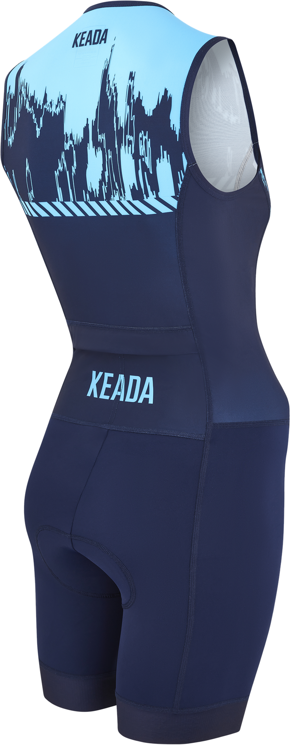 KEADA SPORTS, Womens Sleeveless Trisuit - Signal Three