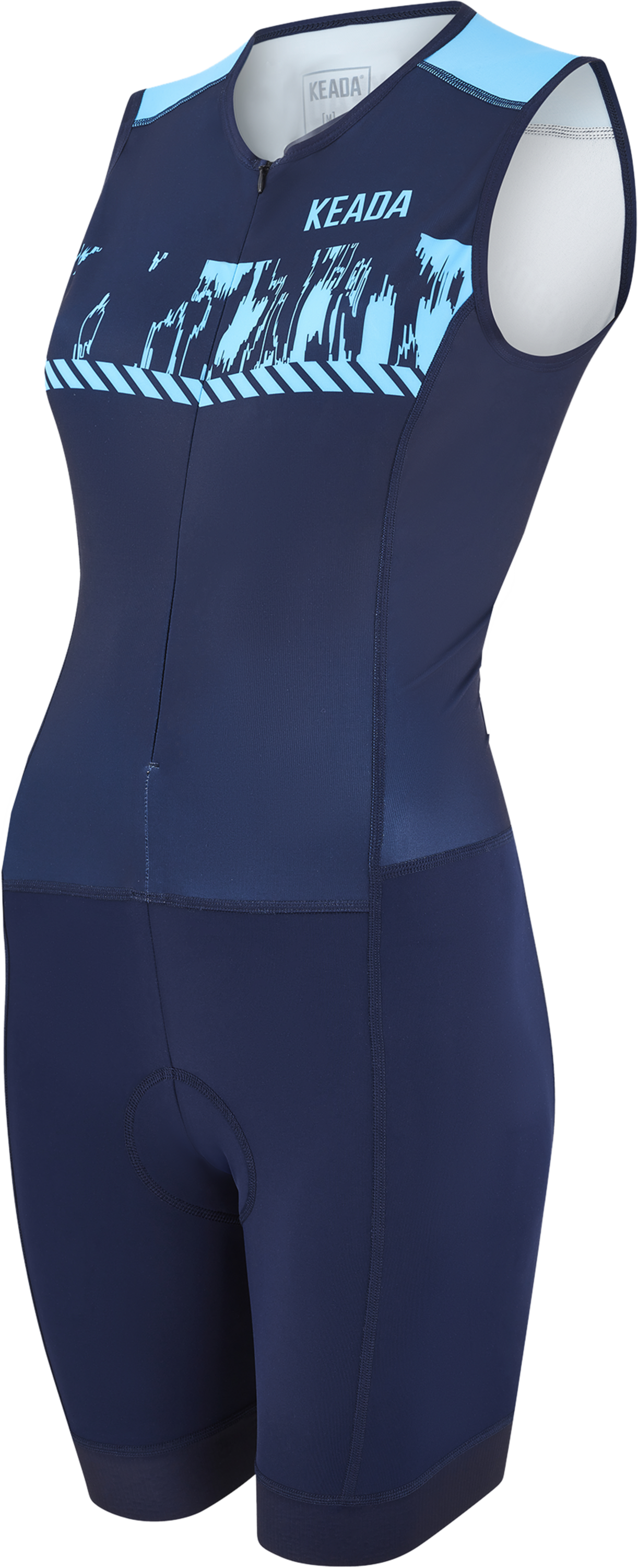 KEADA SPORTS, Womens Sleeveless Trisuit - Signal Three