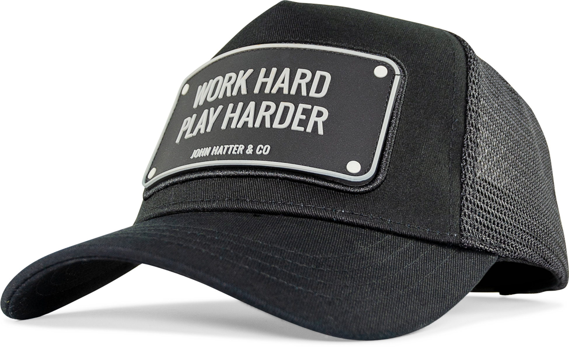 JOHN HATTER, Work Hard  Black - Rubber Edition