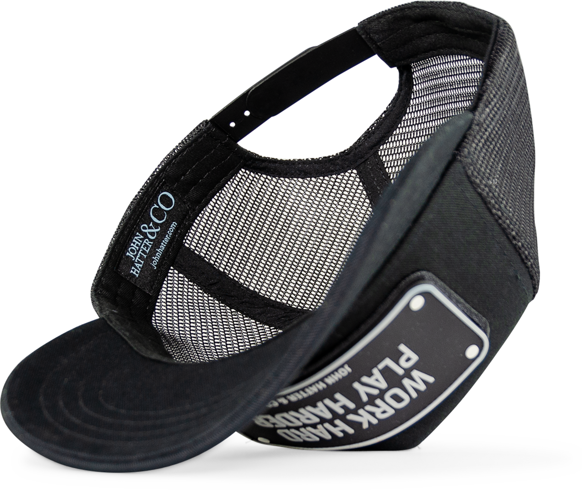 JOHN HATTER, Work Hard  Black - Rubber Edition