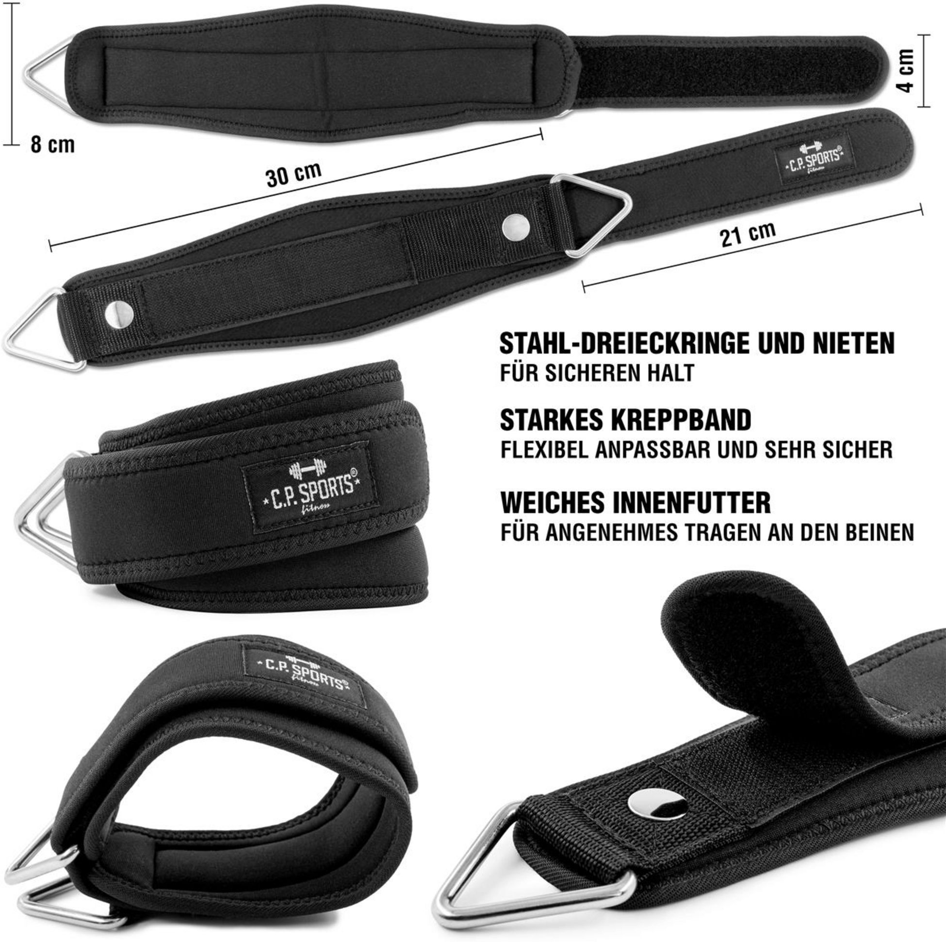 C.P. SPORTS, Wrist  Ankle Strap Premium (par)