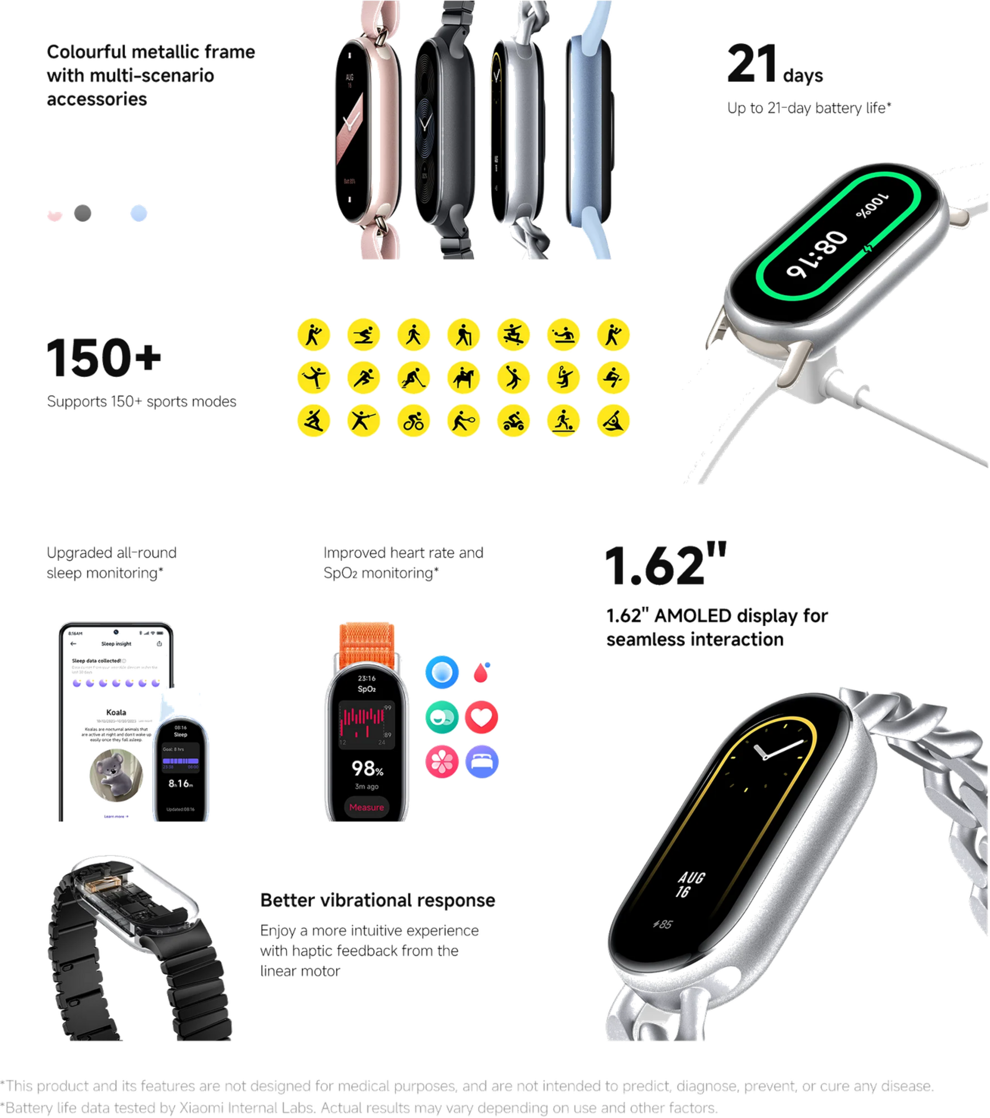 XIAOMI, Xiaomi Smart Band 9 Midnight Black