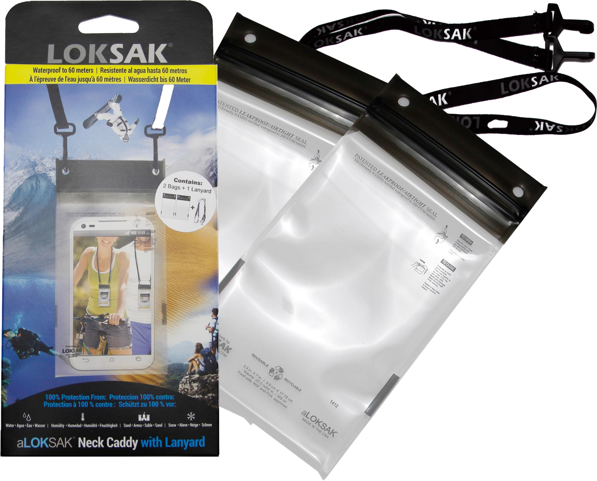 ALOKSAK, Xl Smartphone Med Rem 2-pack