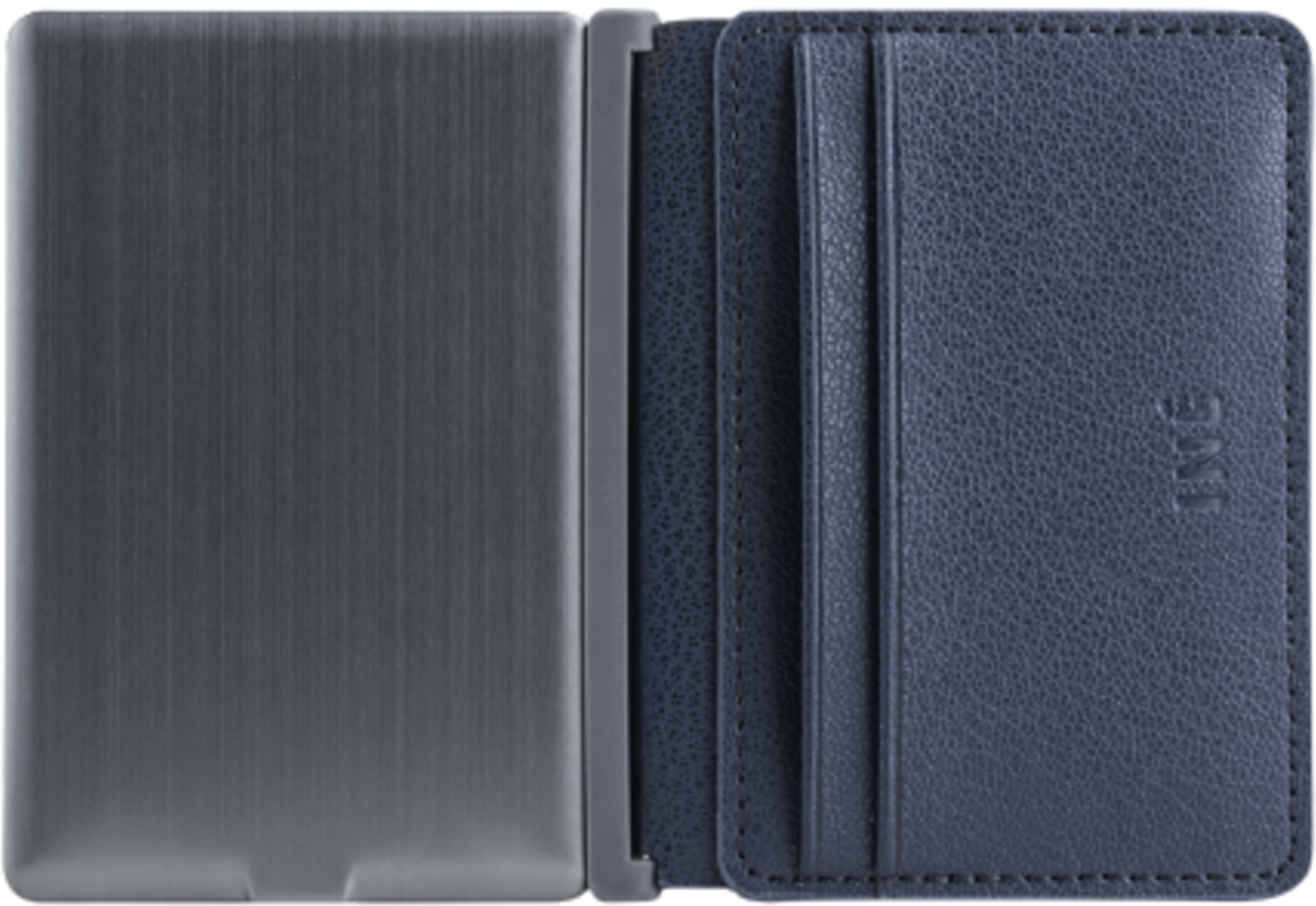 XOOPAR, Xoopar Porte-cartes Iné Recycled Leather Newport Navy Blue