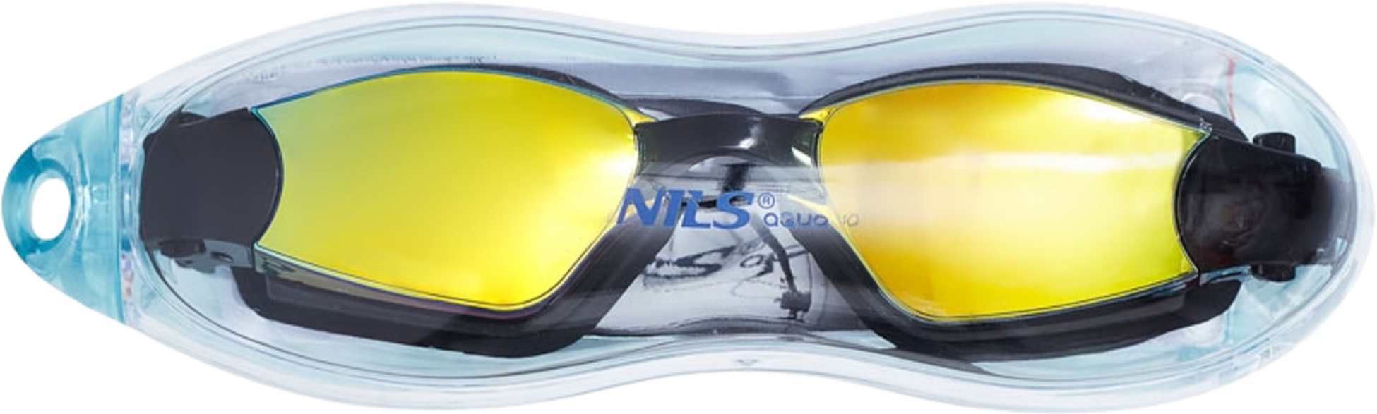 NORTHIX, Yellow Racing Swimming Goggles, Anti-fog, Uv Protection