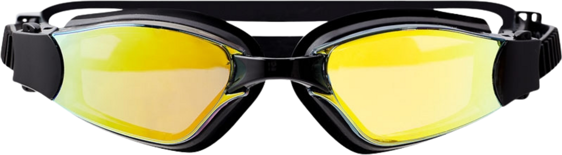 NORTHIX, Yellow Racing Swimming Goggles, Anti-fog, Uv Protection
