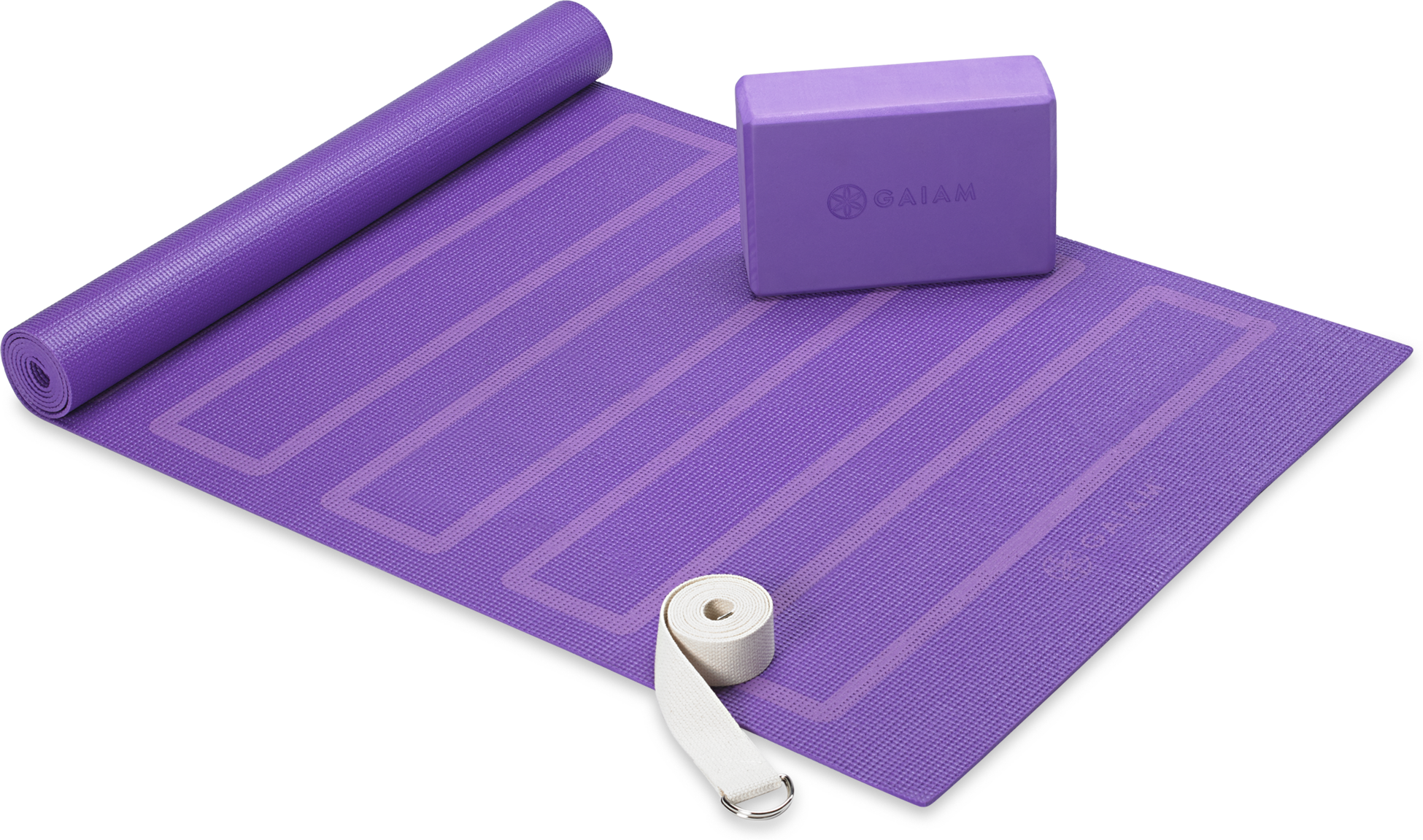 GAIAM, Yoga Beginners Kit Purple