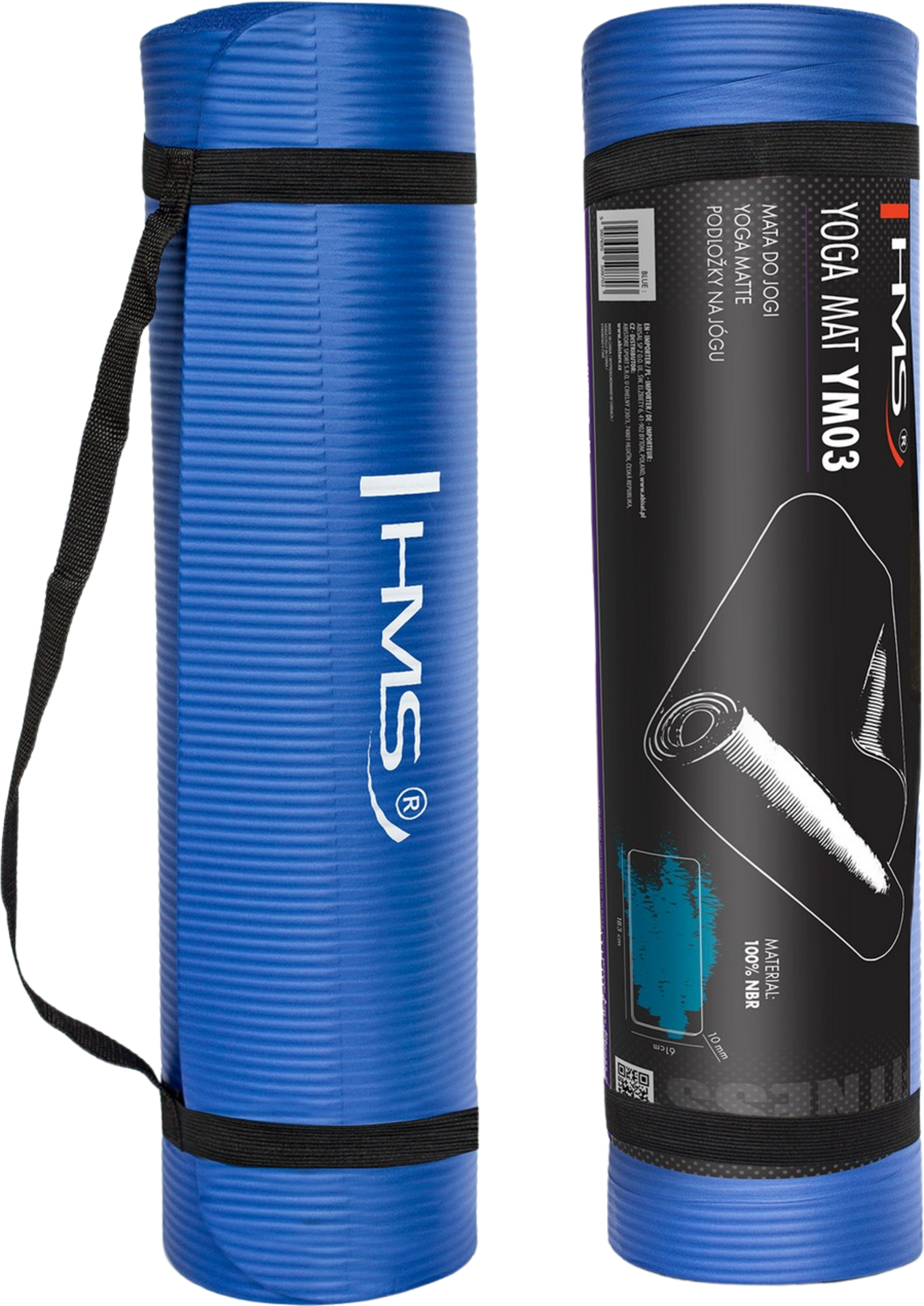 NORTHIX, Yoga Mat, Non-slip, 6mm Thick, Blue