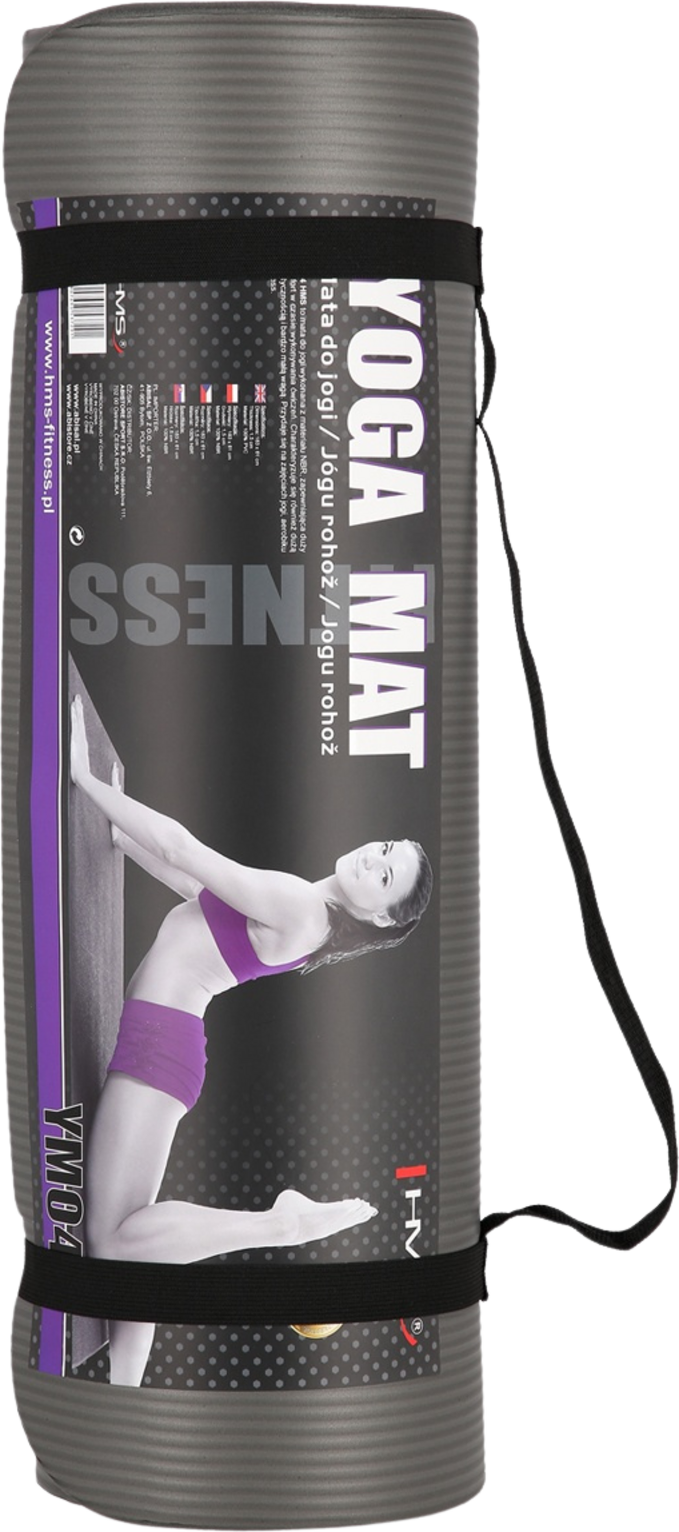 NORTHIX, Yoga Mat, Non-slip, Gray, 6mm Thickness