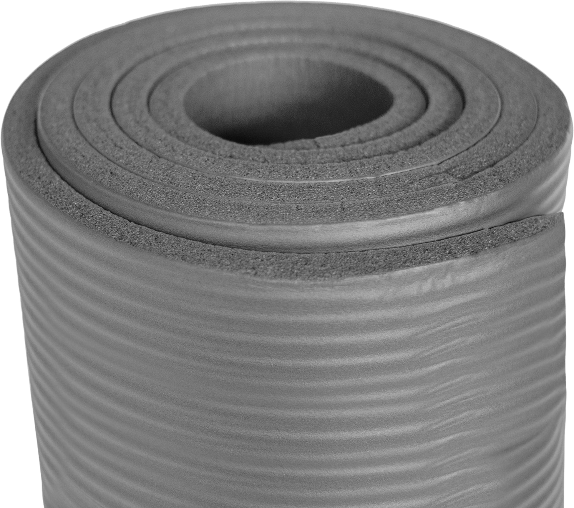 NORTHIX, Yoga Mat, Non-slip, Gray, 6mm Thickness