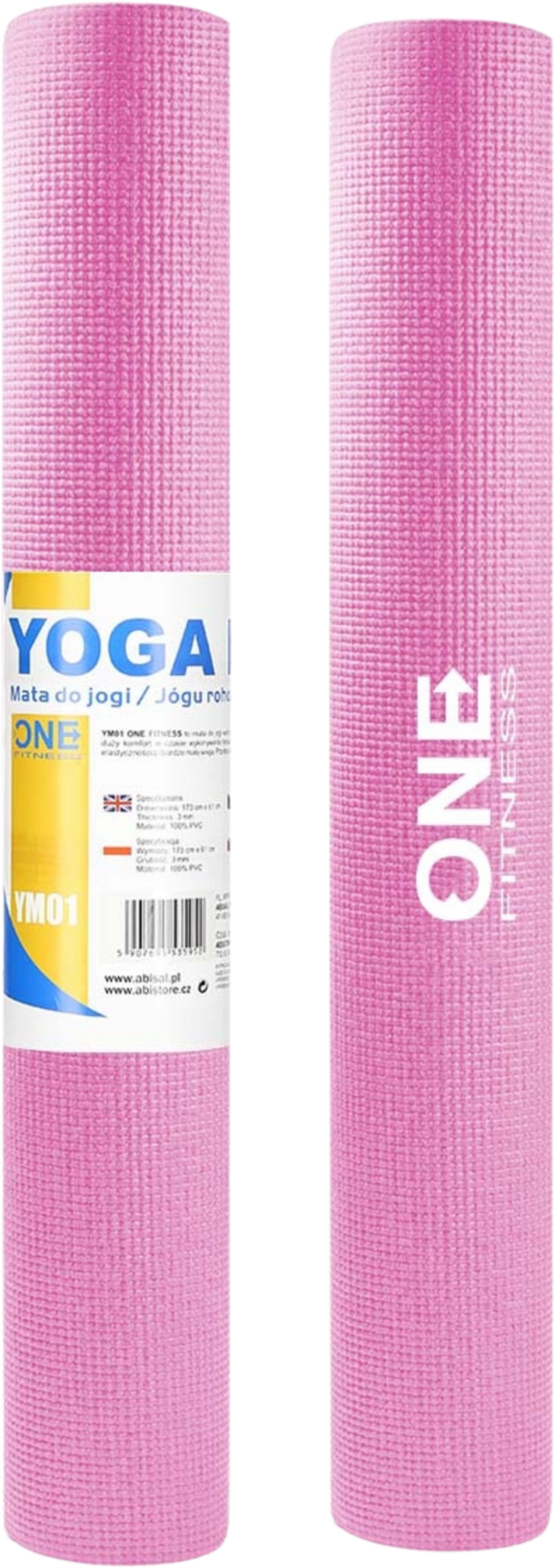 NORTHIX, Yoga Mat, Pink &ndash; Non-slip, Lightweight, Durable