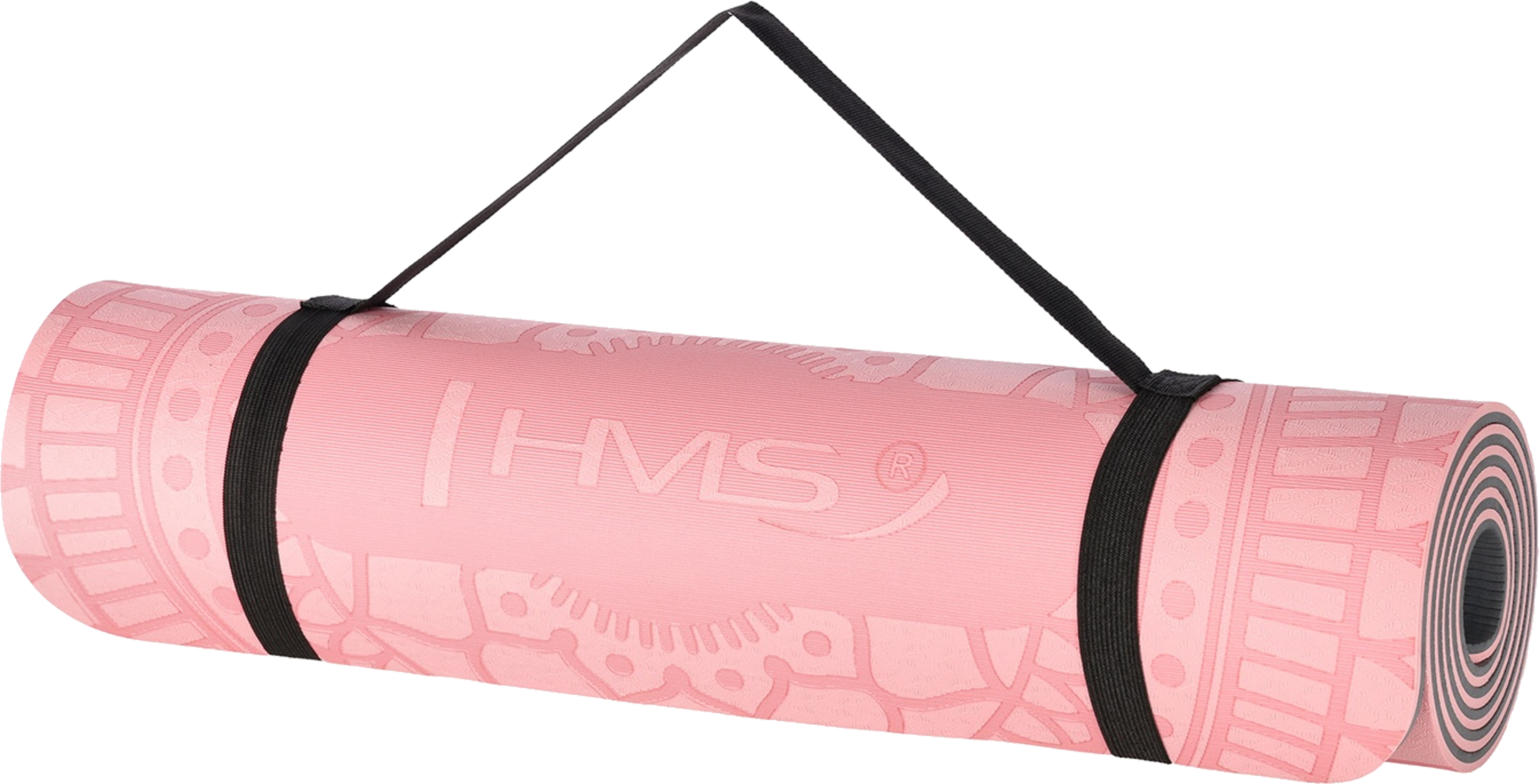 NORTHIX, Yoga Mat Tpe, Light Pink, Non-slip, 10mm