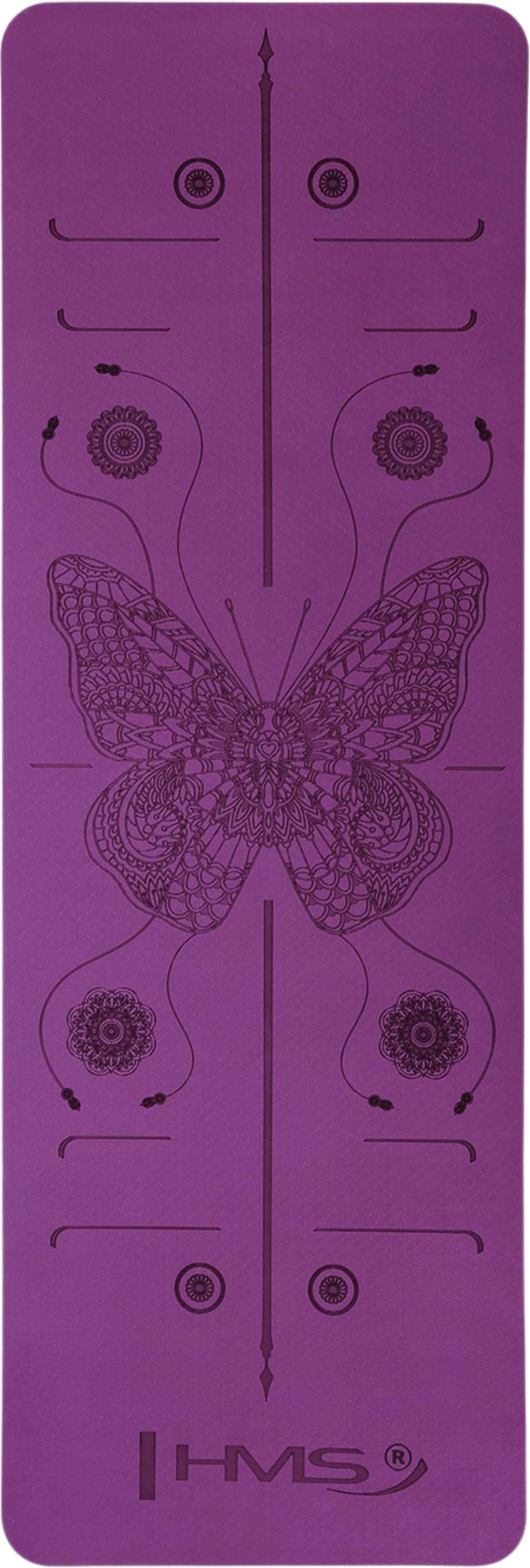 NORTHIX, Yoga Mat Tpe Violet &ndash; Non-slip, Eco-friendly