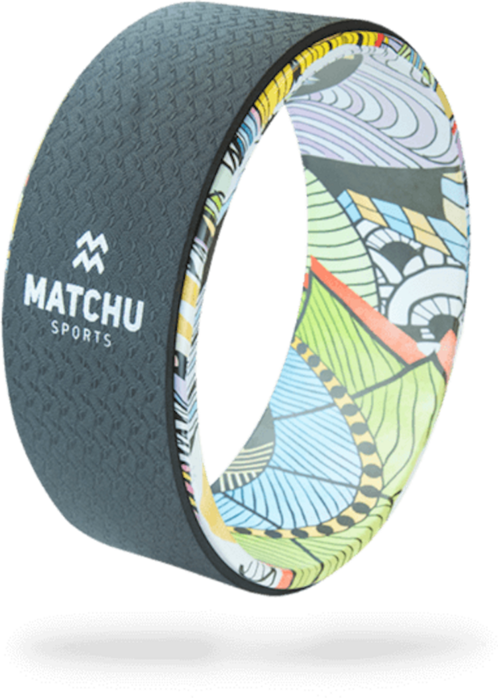MATCHU SPORTS, Yoga Wheel Art - Halkskydd