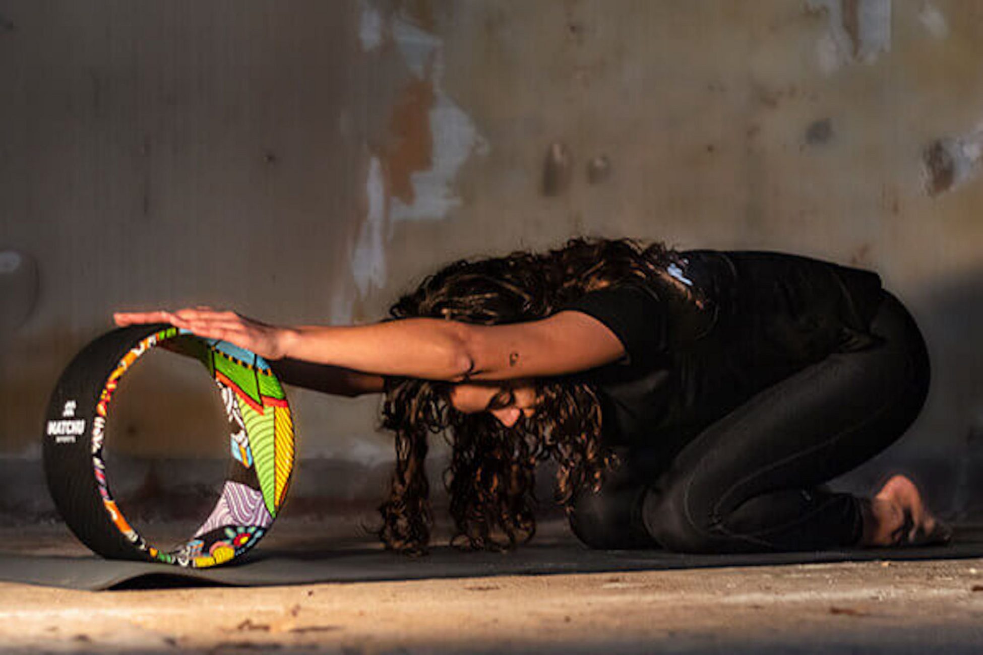 MATCHU SPORTS, Yoga Wheel Art - Halkskydd