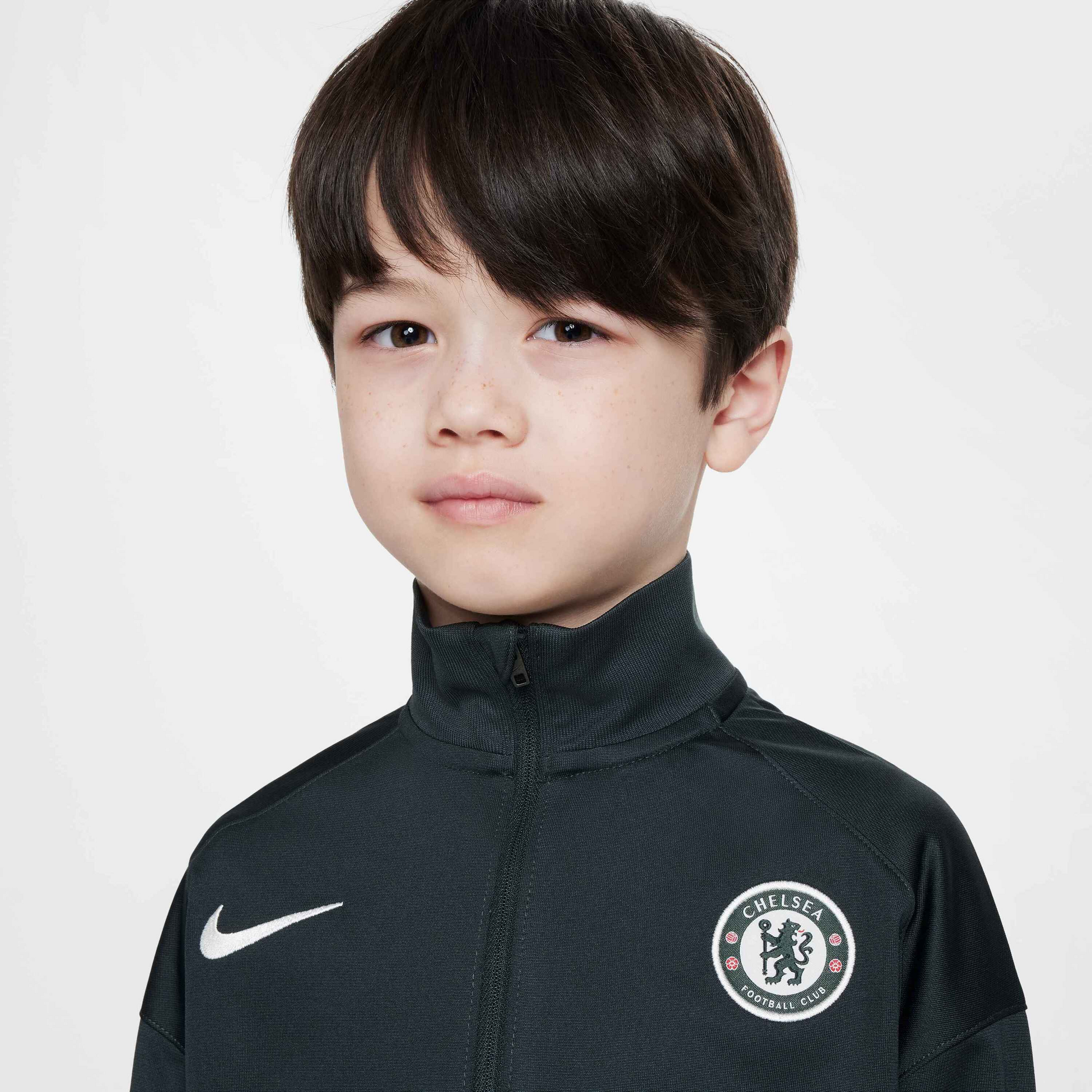 NIKE, Younger Kids' Dri-fit Football Knit Tracksuit Chelsea F.c. Strike