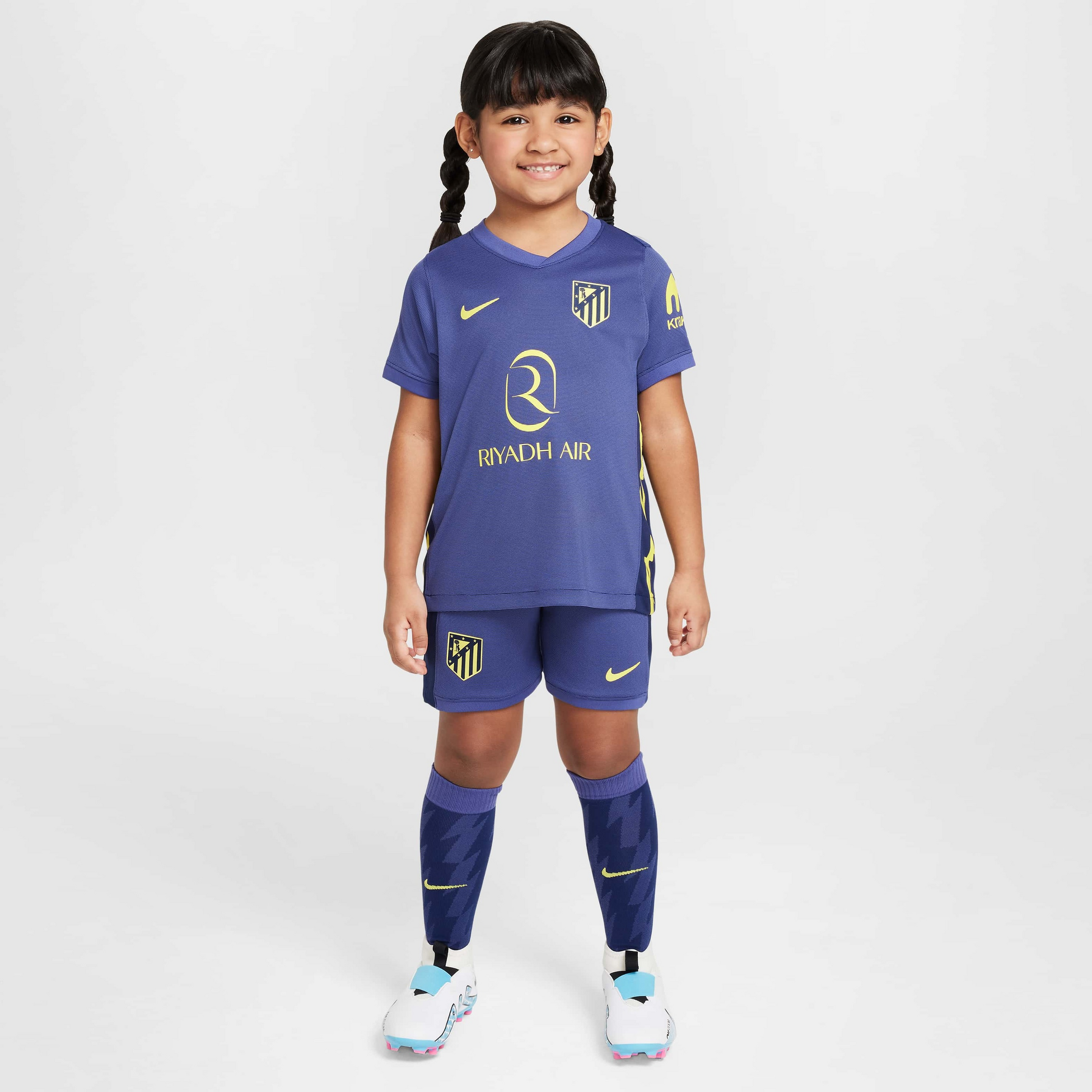 NIKE, Younger Kids' Football Replica 3-piece Kit Atl&eacute;tico Madrid 2025/26 Stadium Away