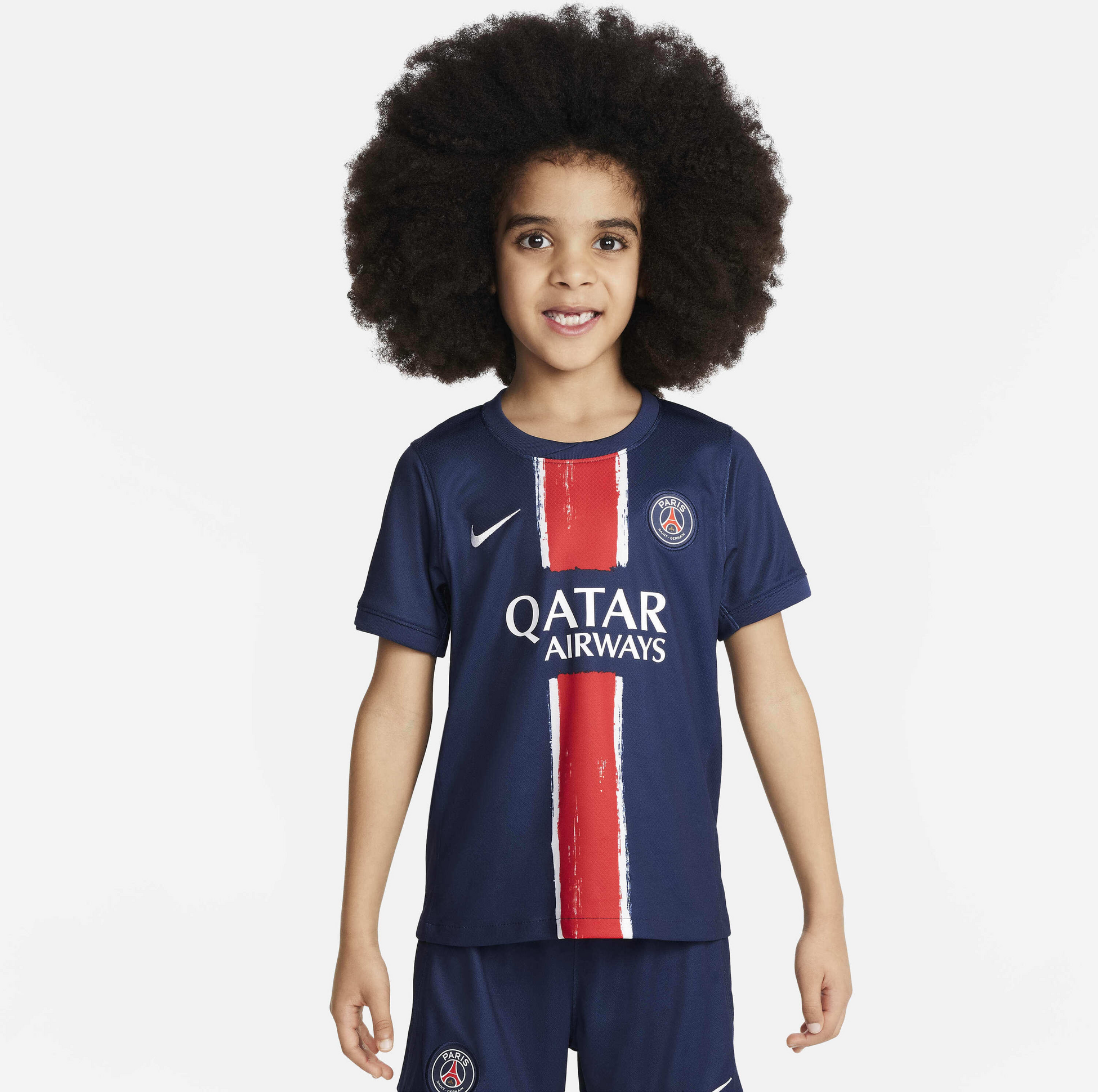 NIKE, Younger Kids' Football Replica 3-piece Kit Paris Saint-germain 2024/25 Stadium Home