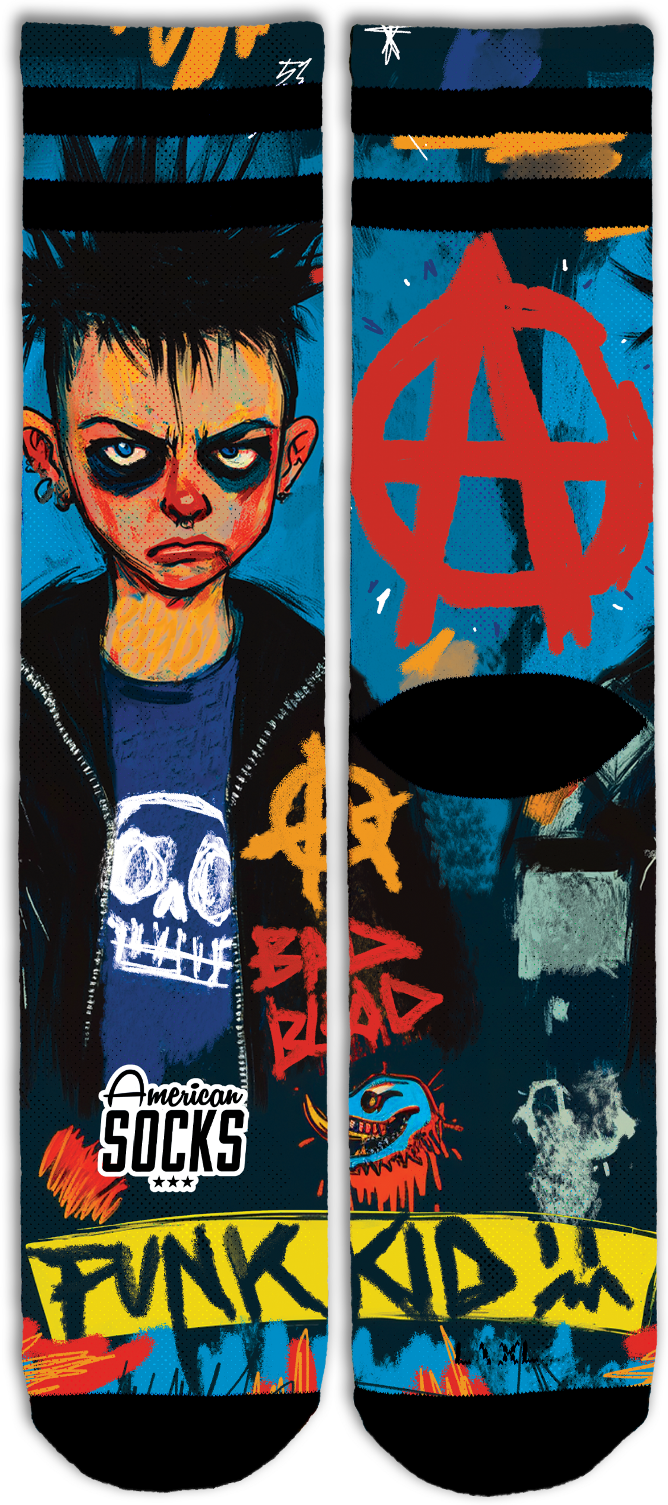 AMERICAN SOCKS, Youth Renegade - Mid High