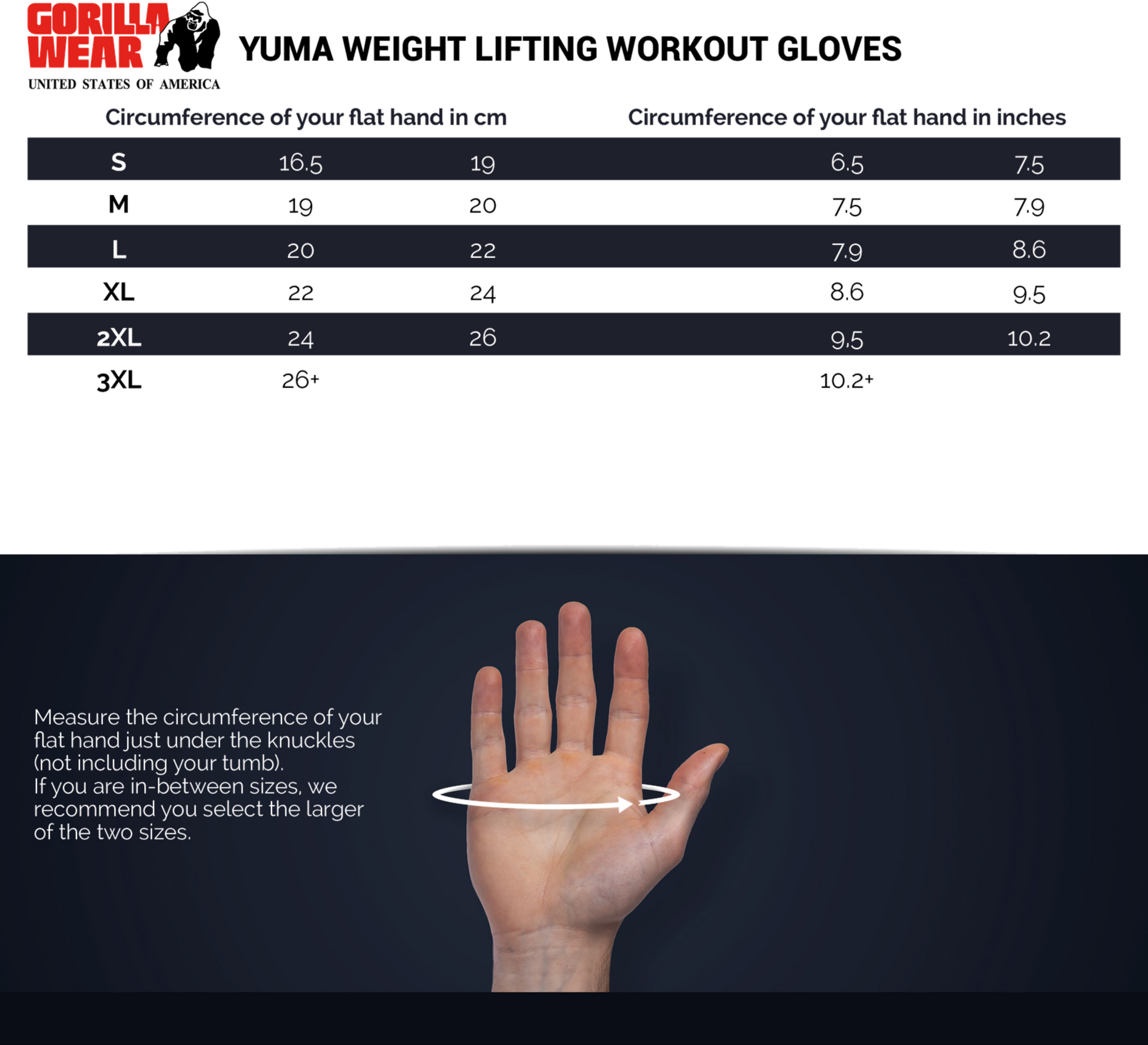 GORILLA WEAR, Yuma Weightlifting Workout Gloves