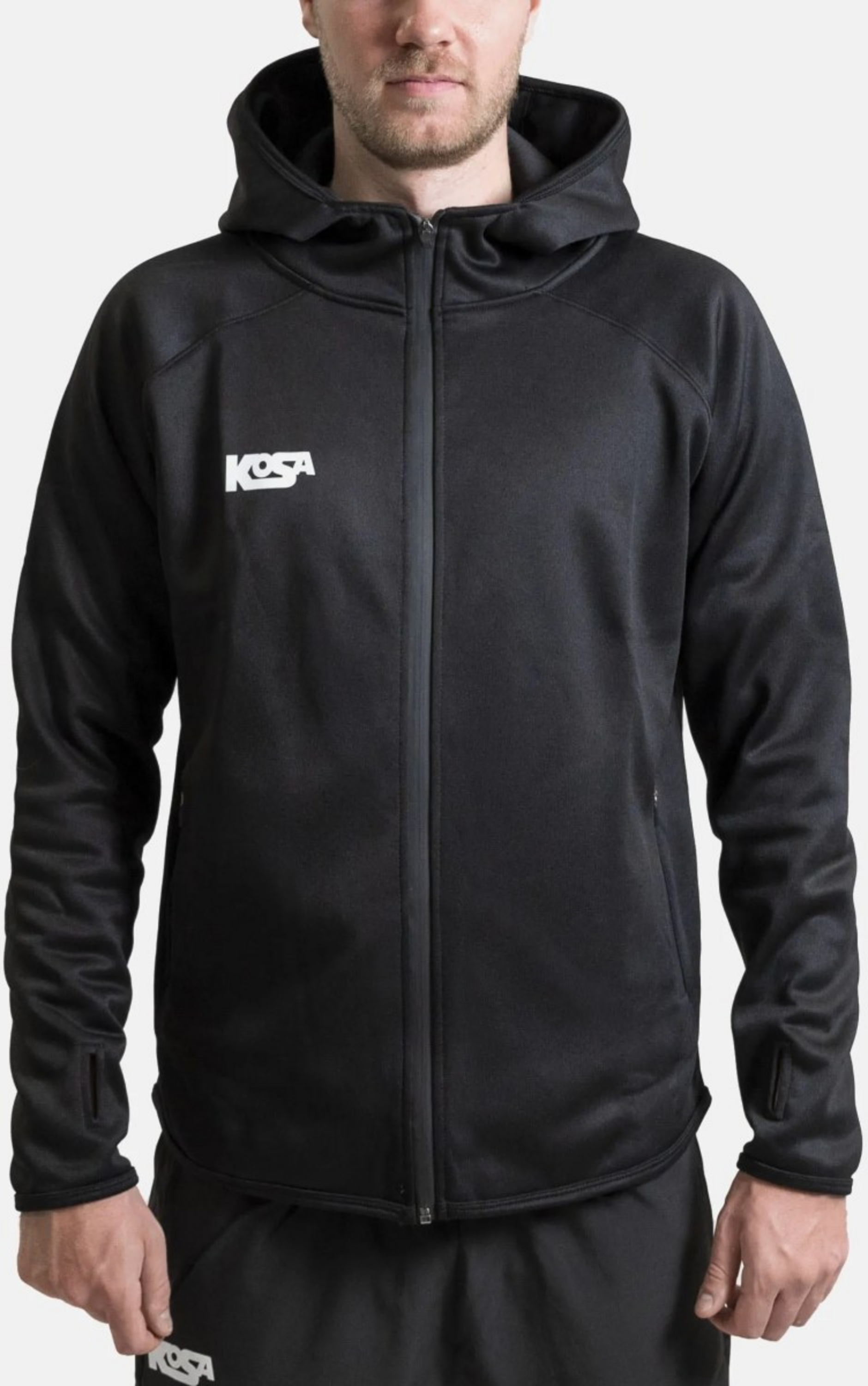 KOSA, Zip Hoodie Black (junior)