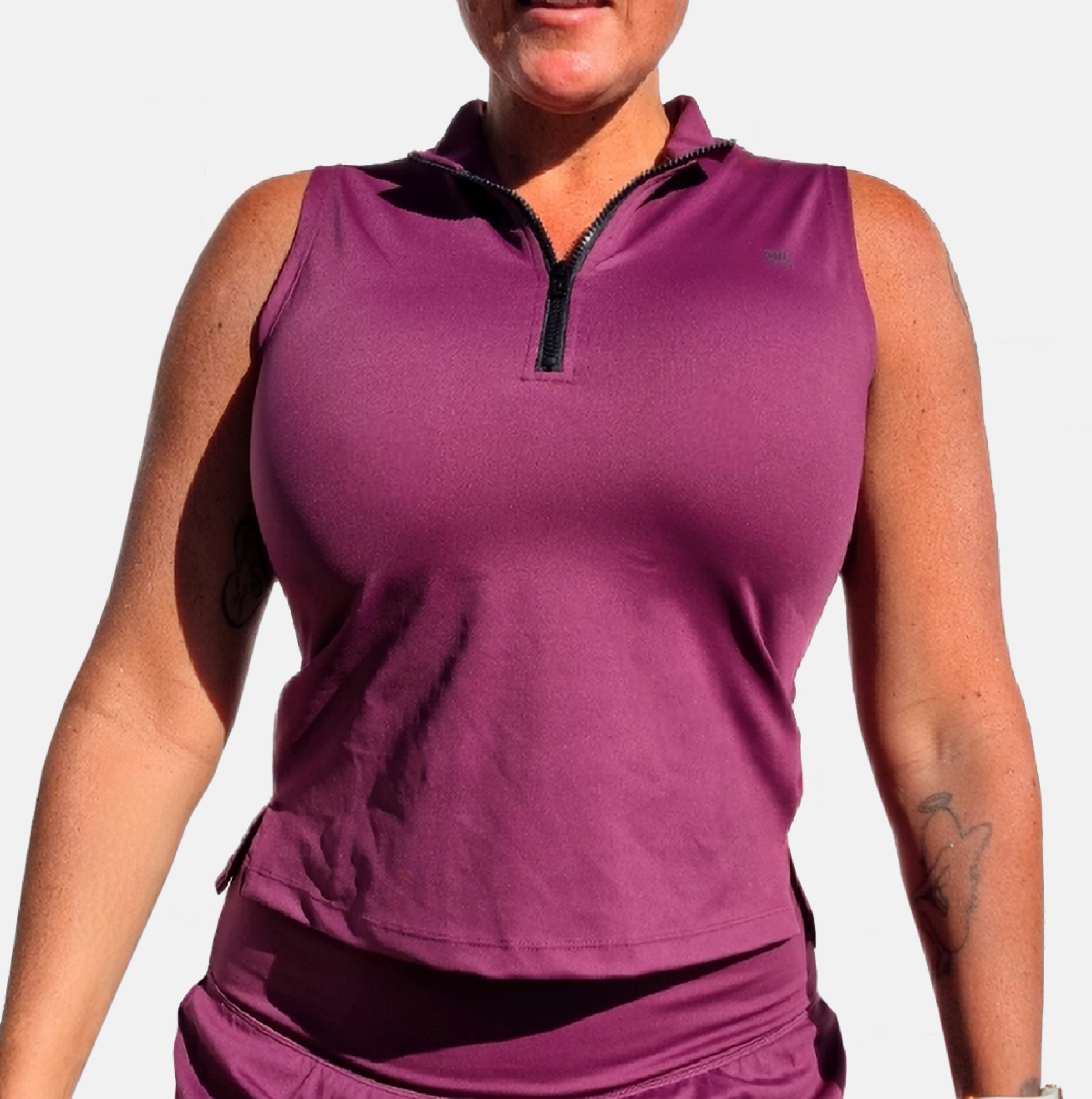 SHE DID, Zip Linne Plommon Lila