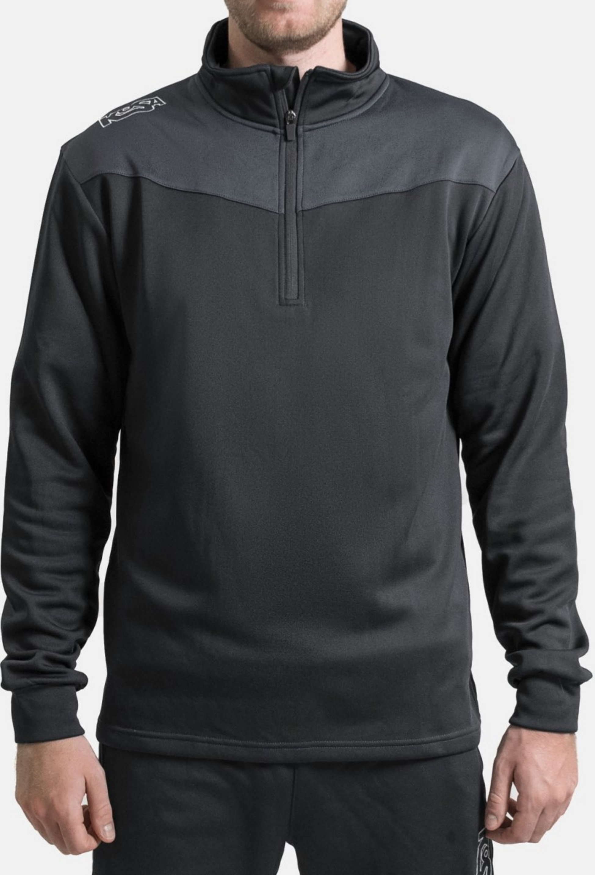 KOSA, Zip Neck Black