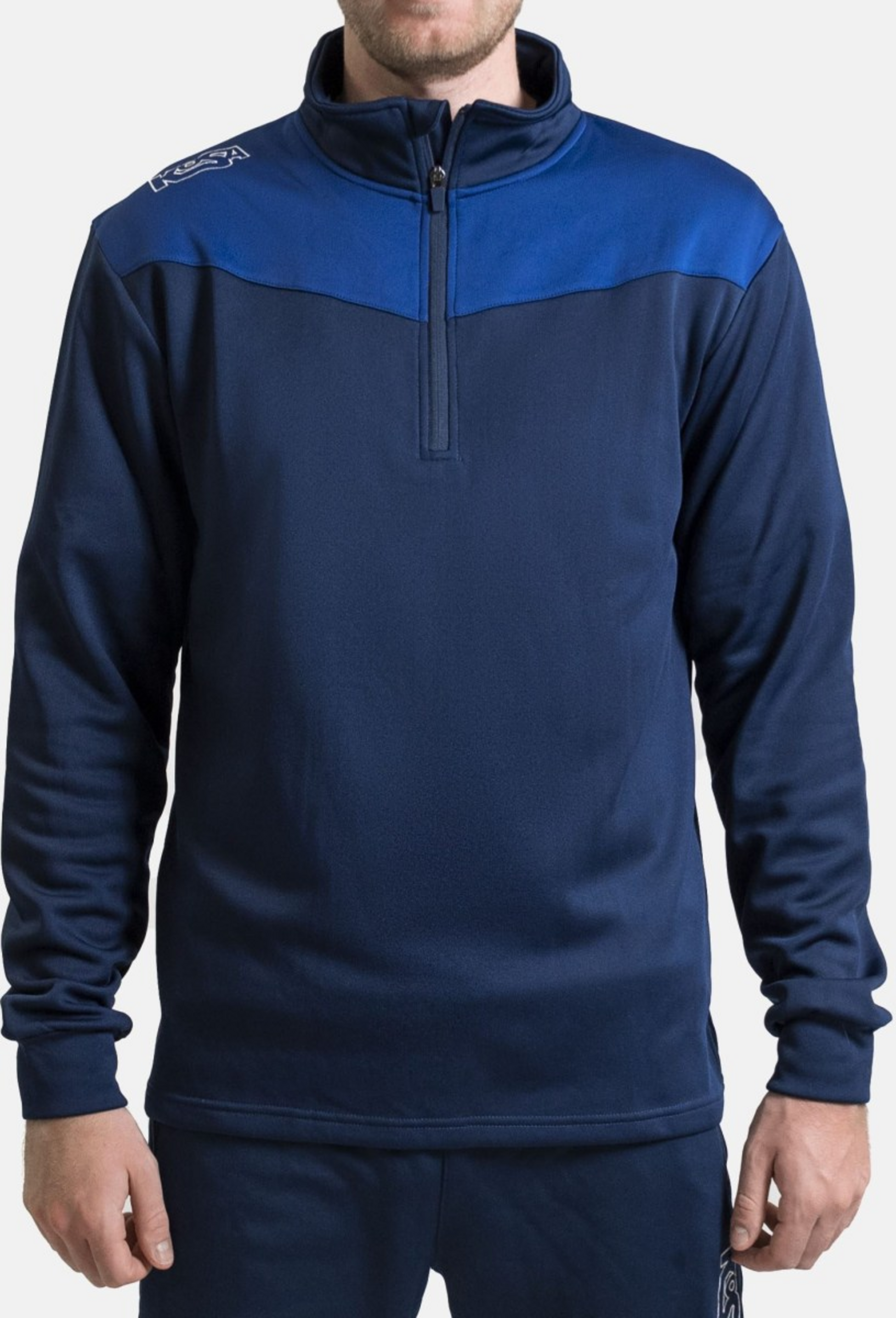KOSA, Zip Neck Blue