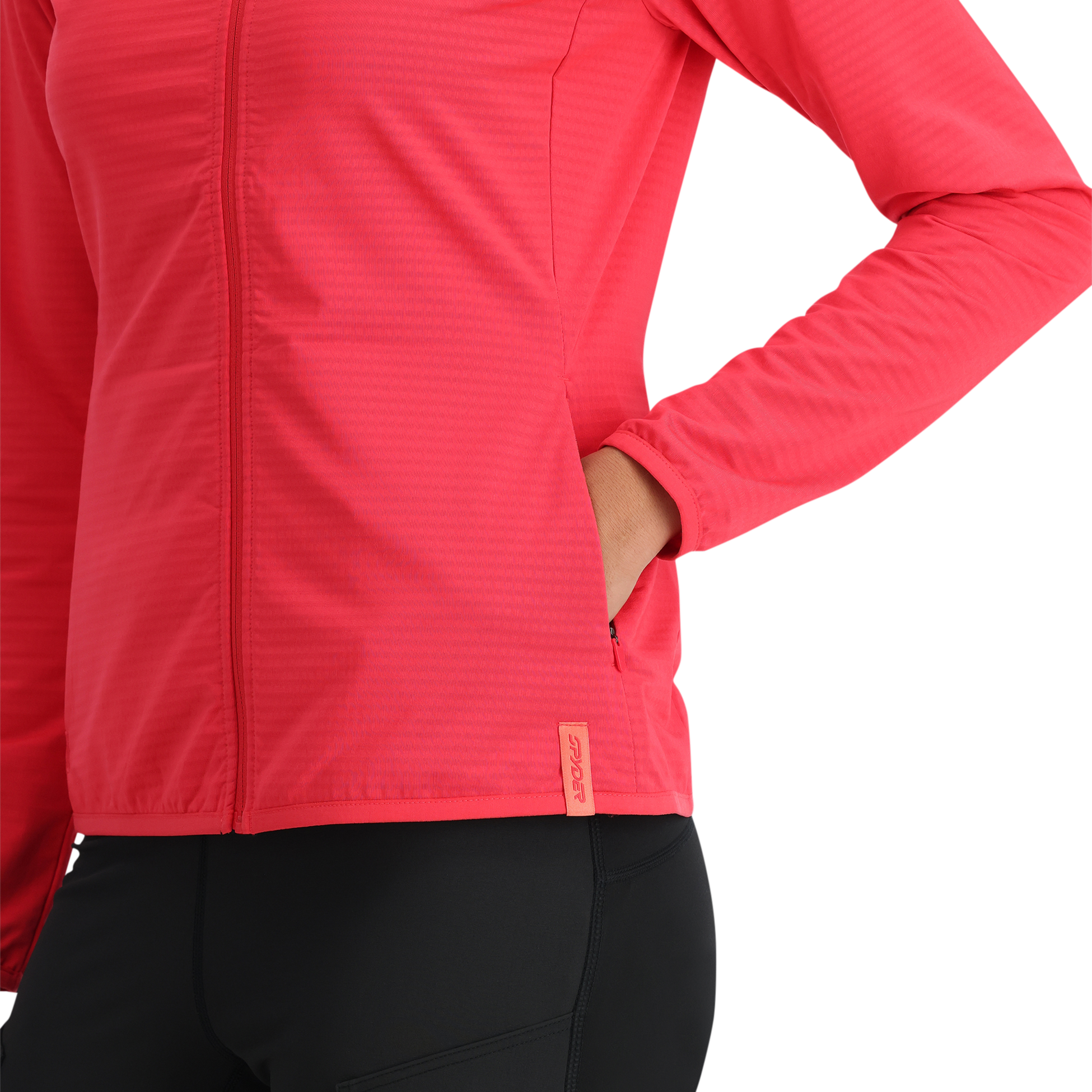 SPYDER, Zip-up Sweater Gridweb Fleece