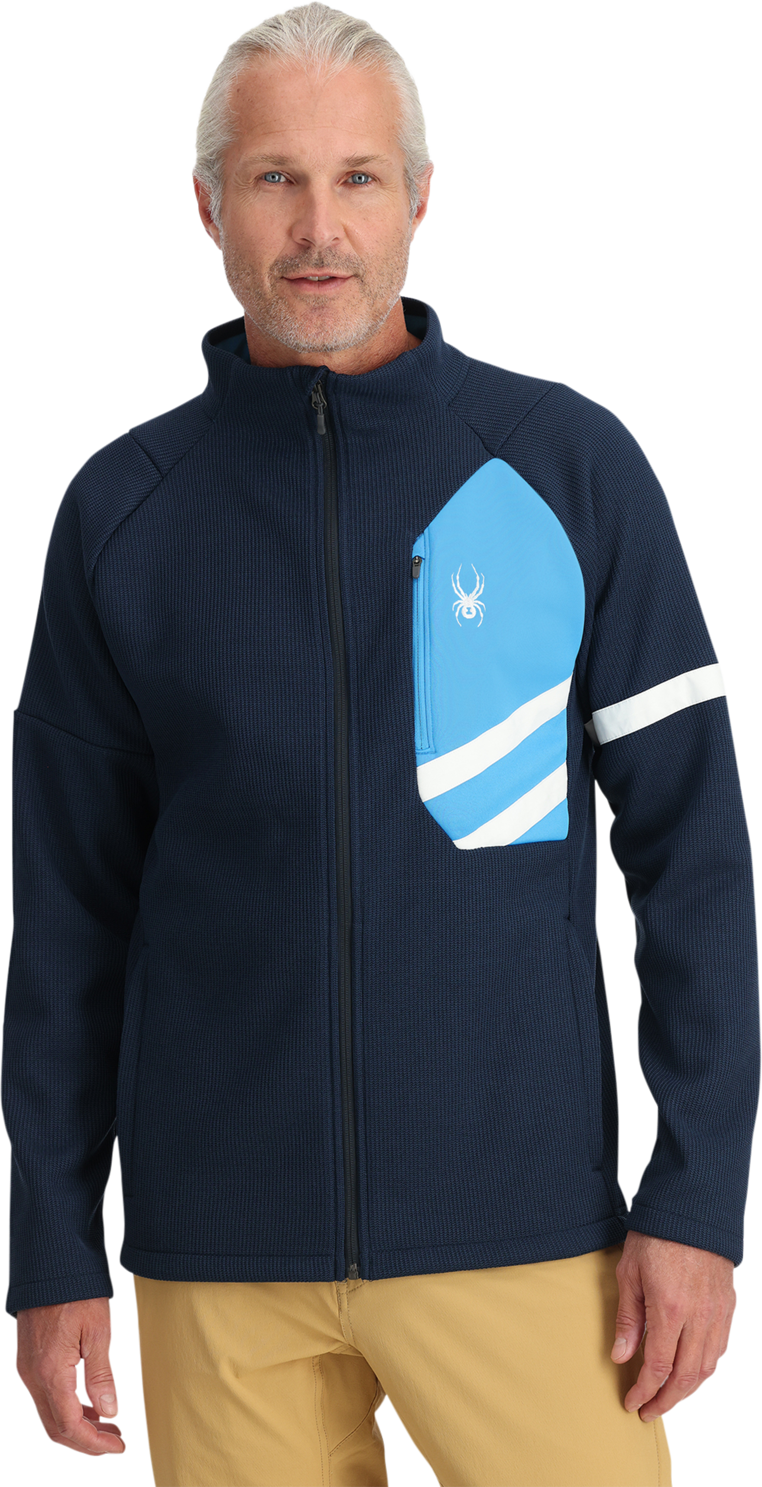 SPYDER, Zip-up Sweater Wengen Bandit